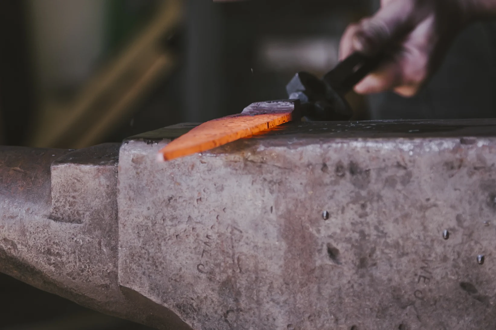 The most enriching part of my work is seeing my knives used every day. I will get a knife back for sharpening after a few years of use, and they develop such a warm patina. I put so much thought into making them it feels great to see them get used!