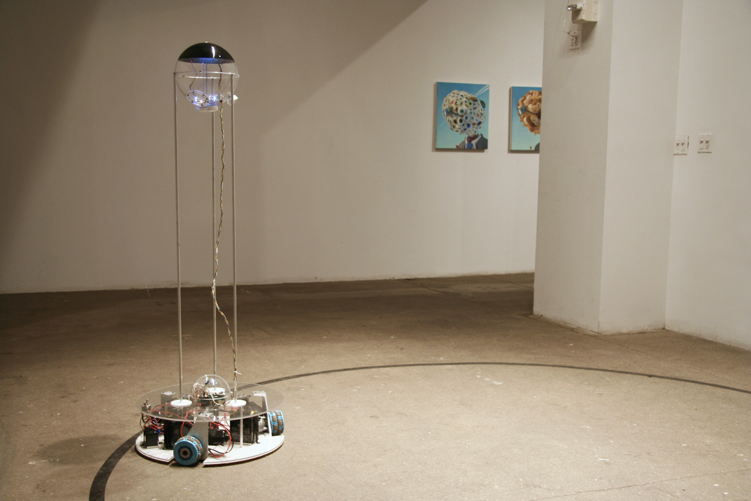 Installation view at Exit Art, New York