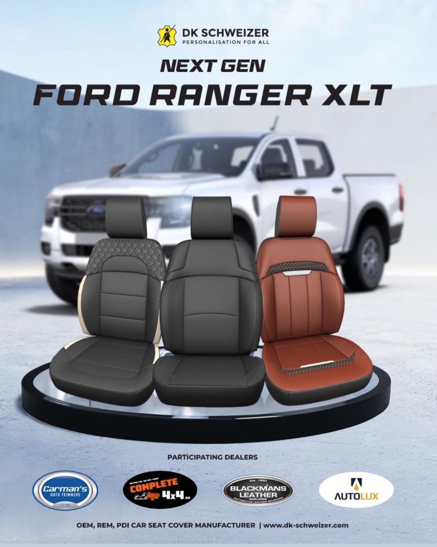 Got a Ranger? Let us customise it for you. #ford #fordranger #leather #customleather #leatherupholstery #leatherdesign