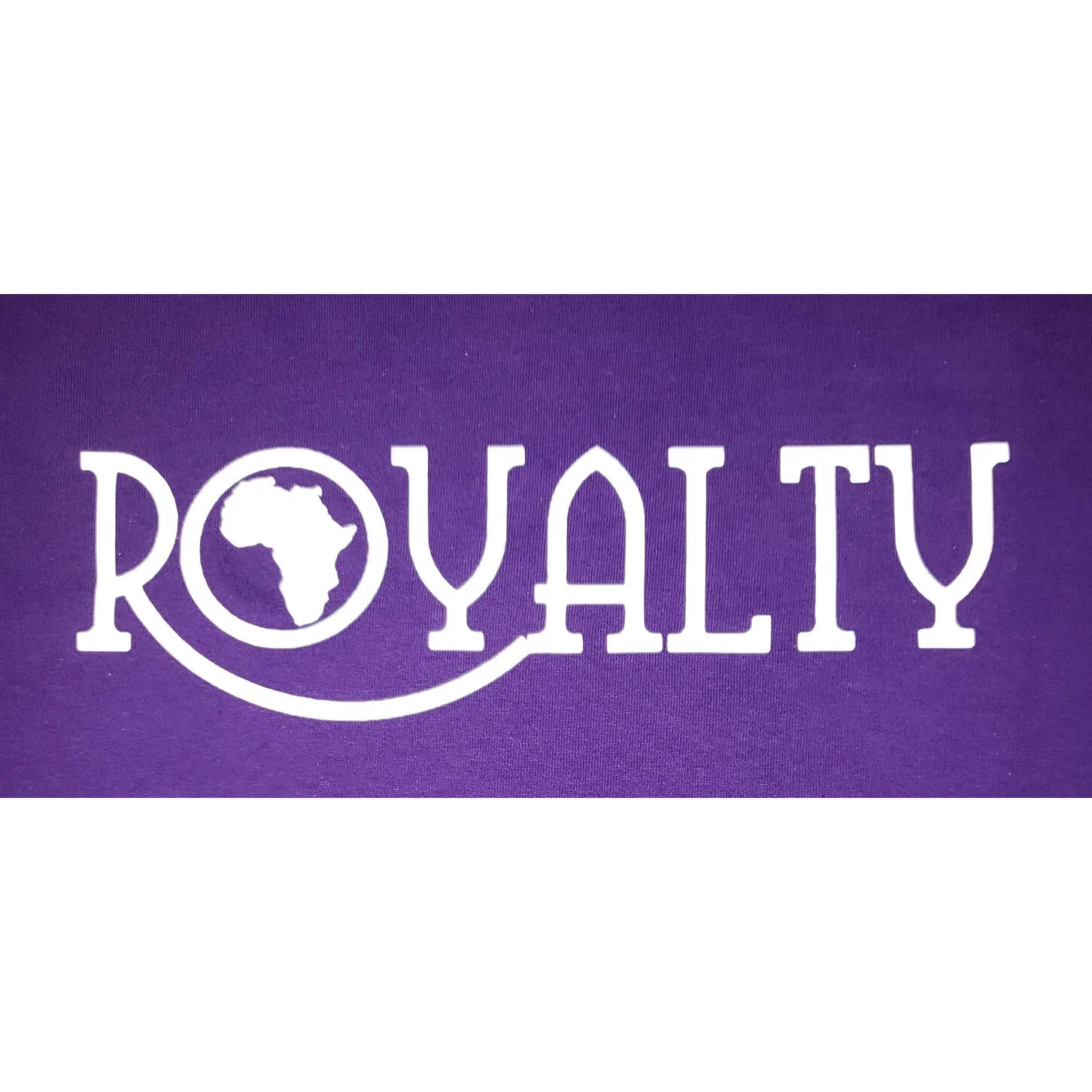 front of Royalty t-shirt