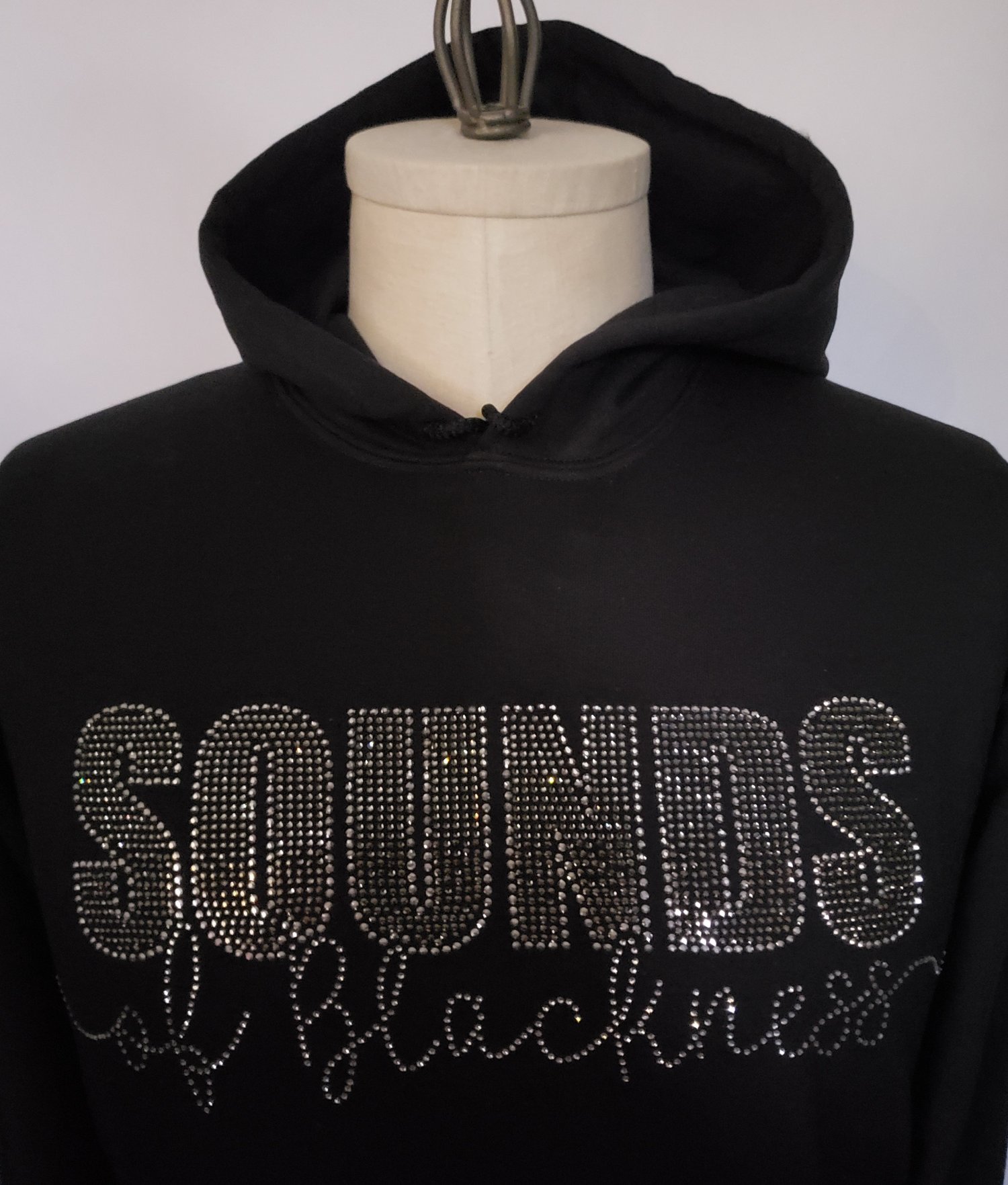 SOUNDS of Blackness Rhinestone Hoodie — Sounds of Blackness