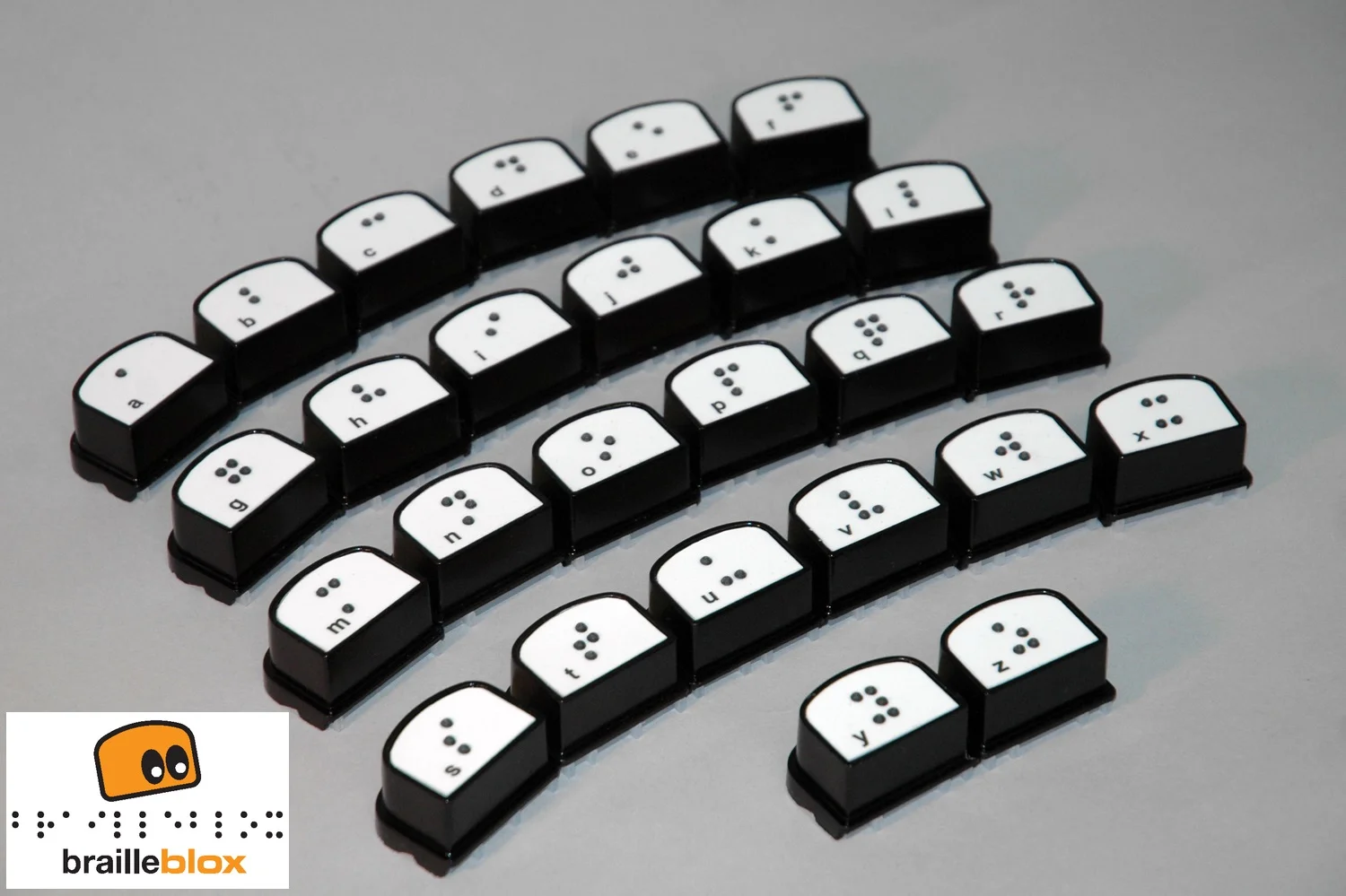 Brailleblox braille alphabet blocks