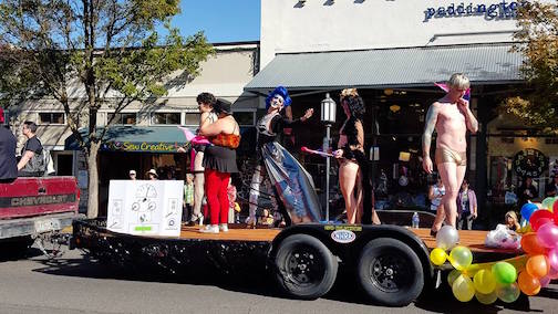 AmBi's Rocky Horror themed float