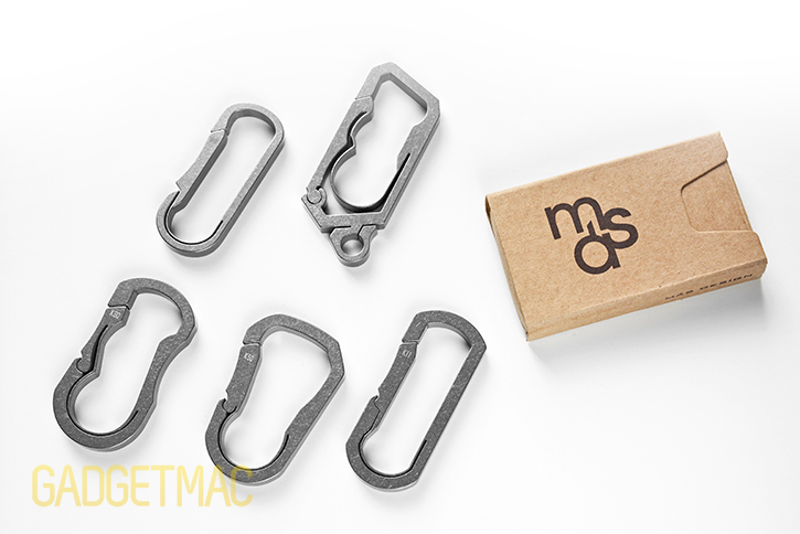 K50 Mas Design Premium Grade 5 Titanium Key Carabiner