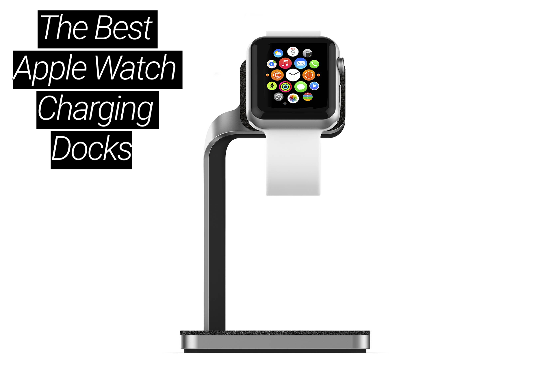 Best apple watch charger stand hot sale