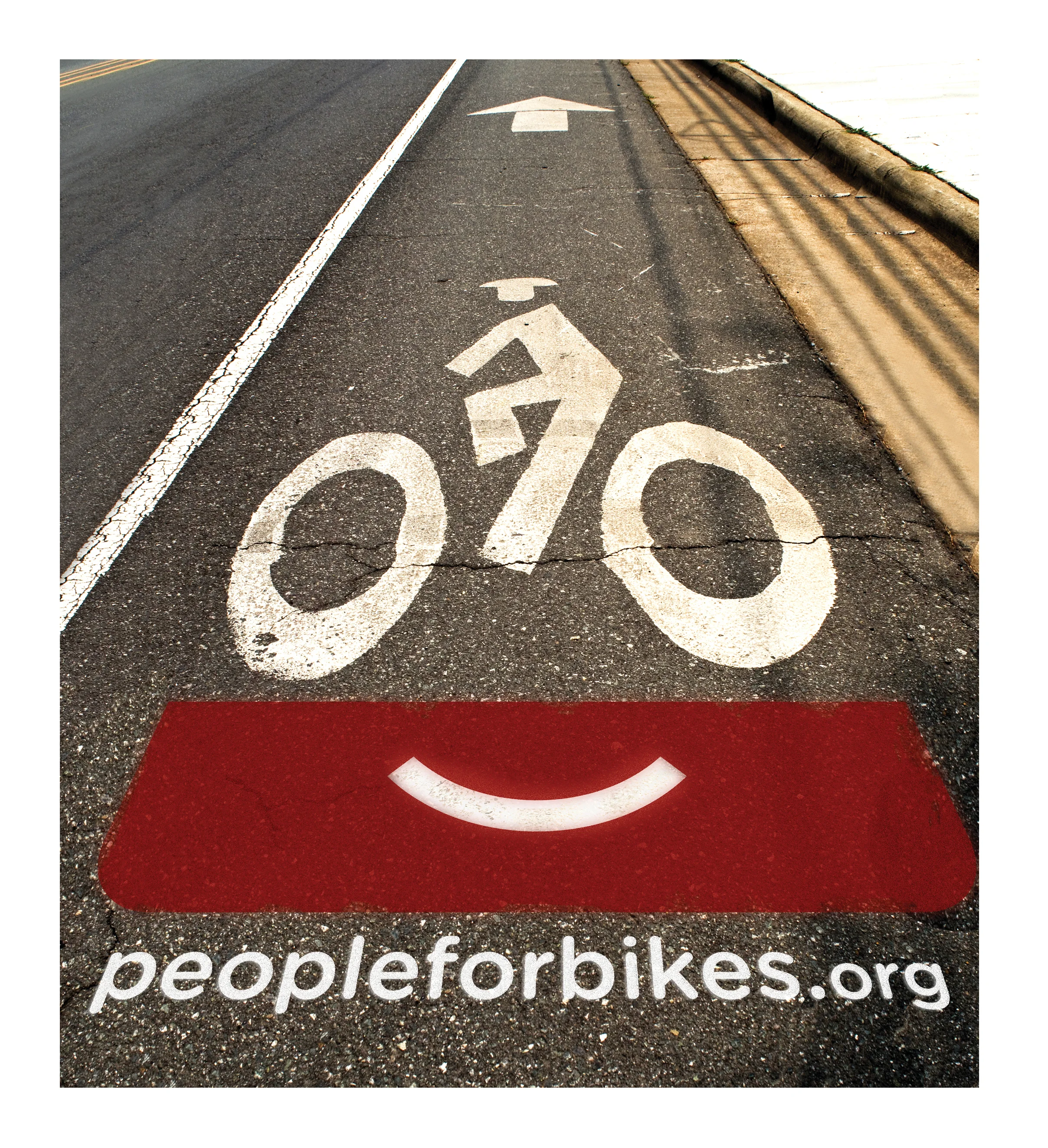  Bike Lane Icon Graphic  Many people rely on their bicycle as their main form of transportation. But not all are aware of the risk of losing the funding for bike safety and infrastructure. So to draw some attention, we’ll create stencils of our logo 