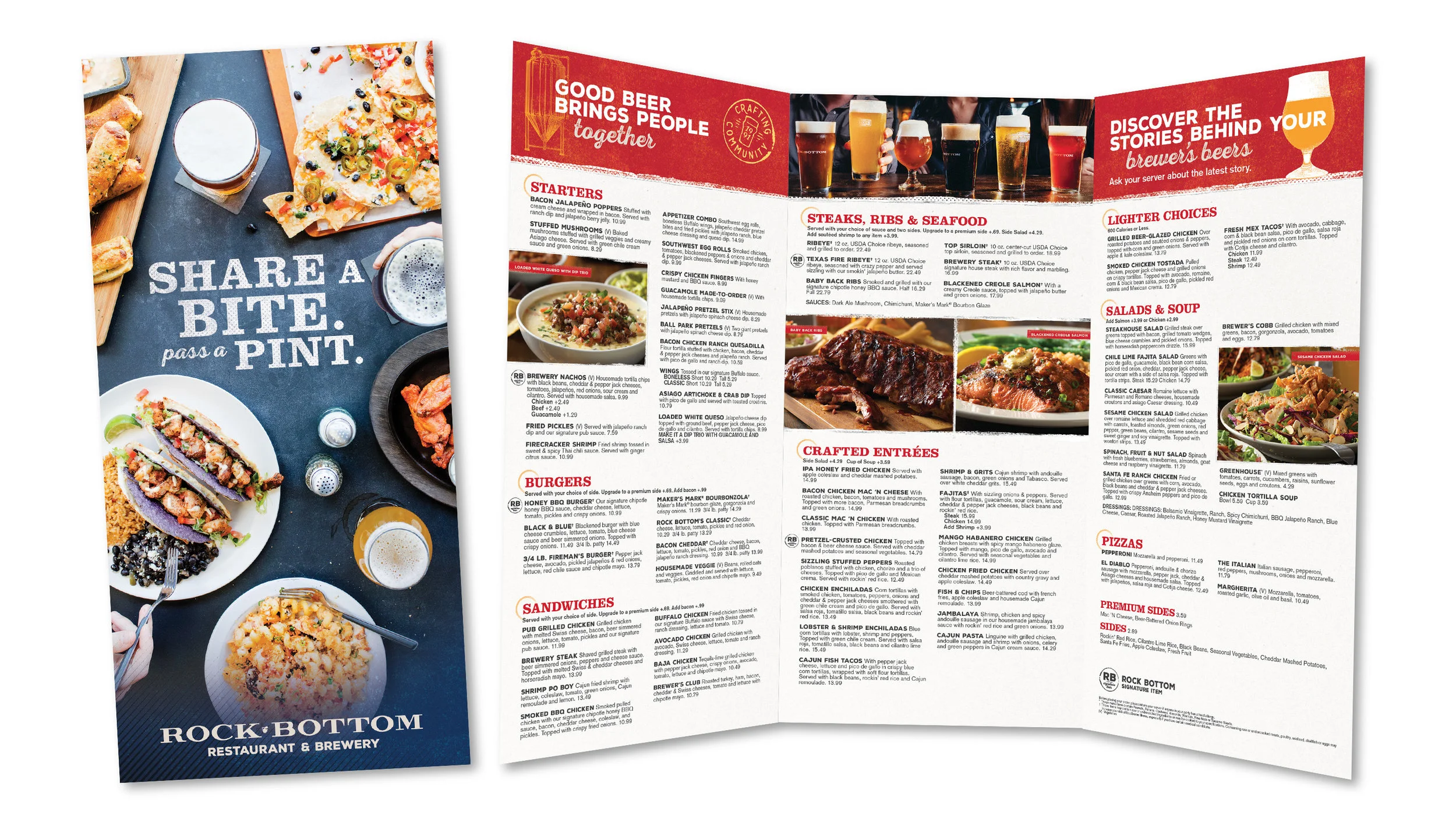  Rock Bottom New Menu Design 