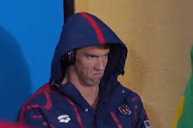 I just had to finish with a Phelps game face.