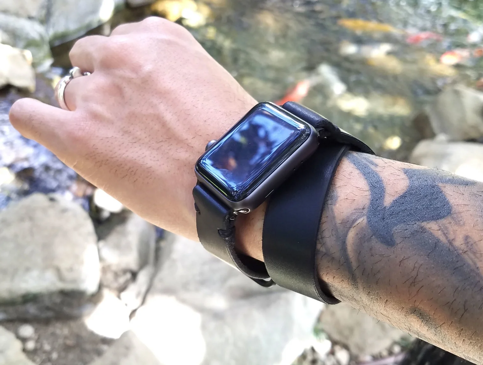 double wrap watch band