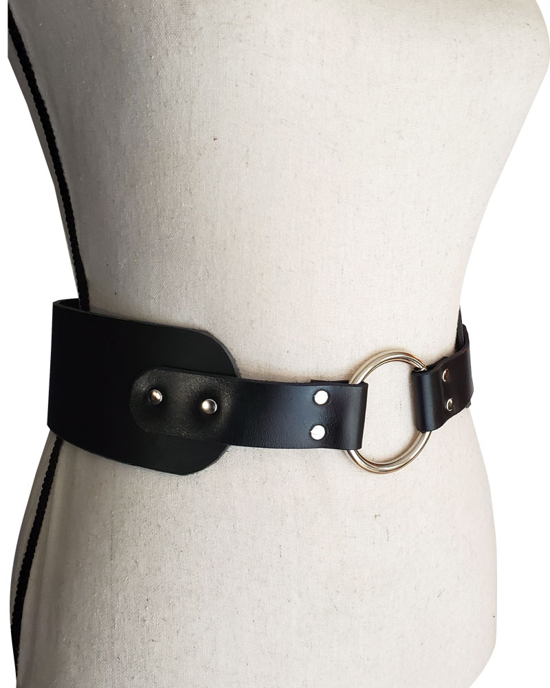 O-Ring Leather Belt — Clarke & Barba
