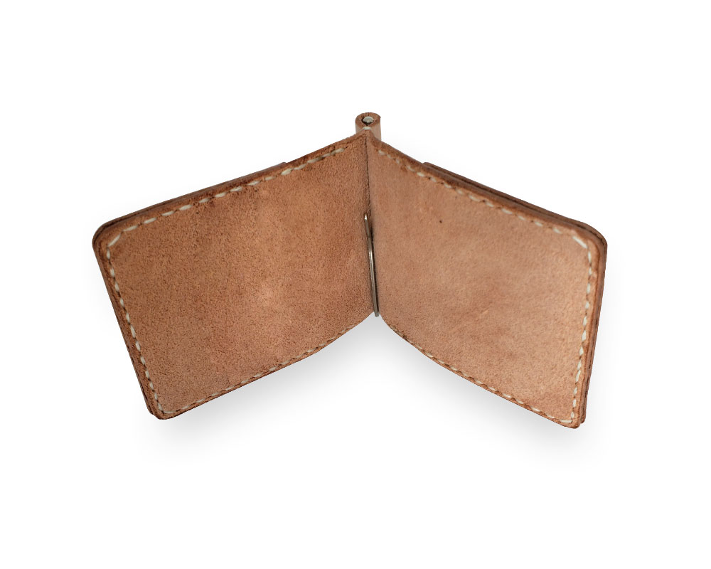 Leather Money Clip Wallet — Clarke & Barba