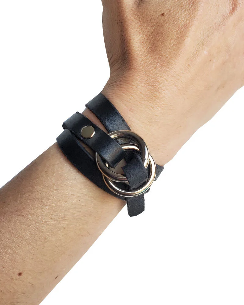 Double O-Ring Wrap Bracelet