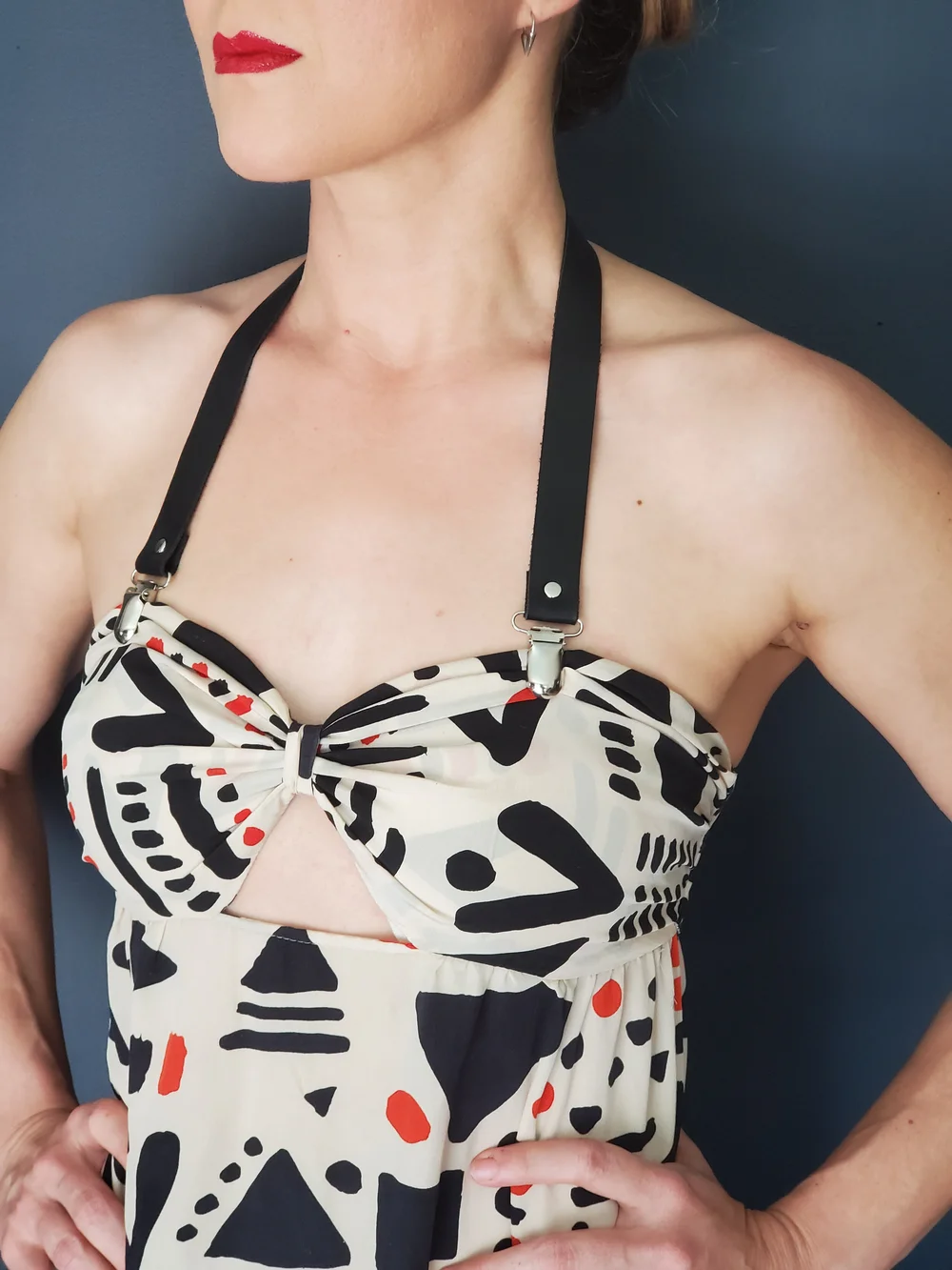 Strapless Dress Suspenders  Stylish Leather Support for Strapless Outfits   Clarke & Barba