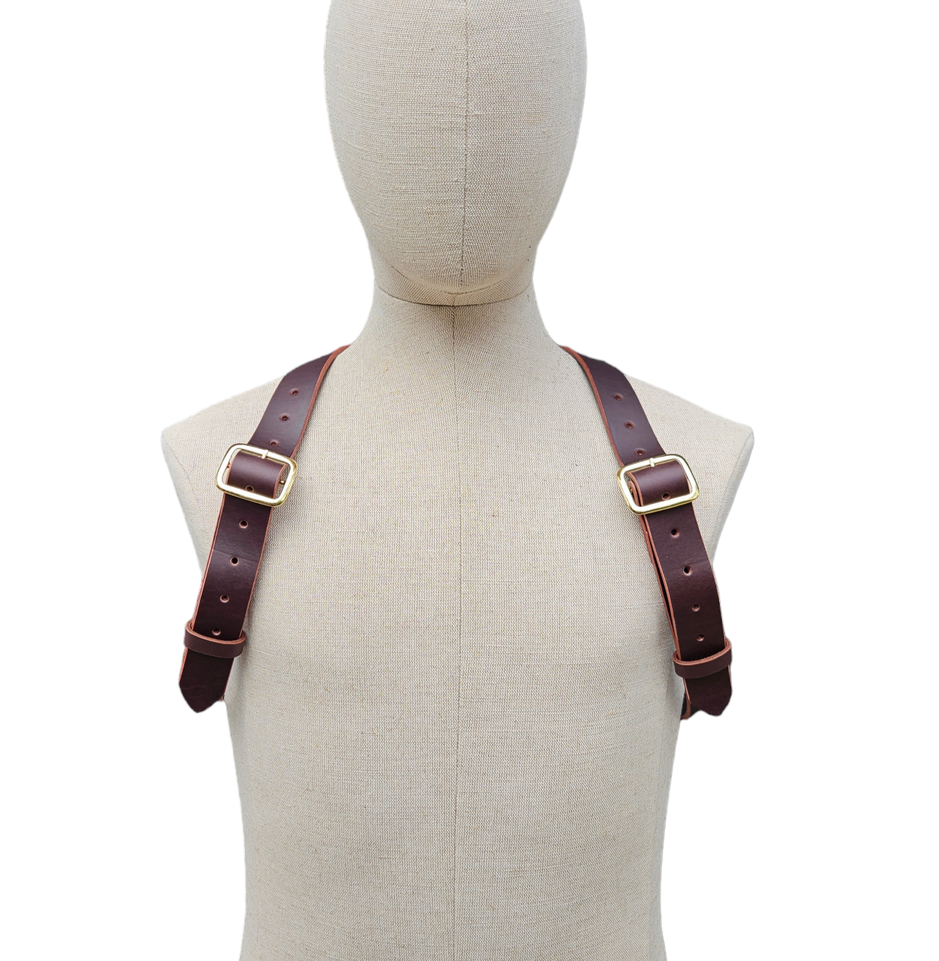 Shoulder Leather Harness with Thick Strap — Clarke & Barba