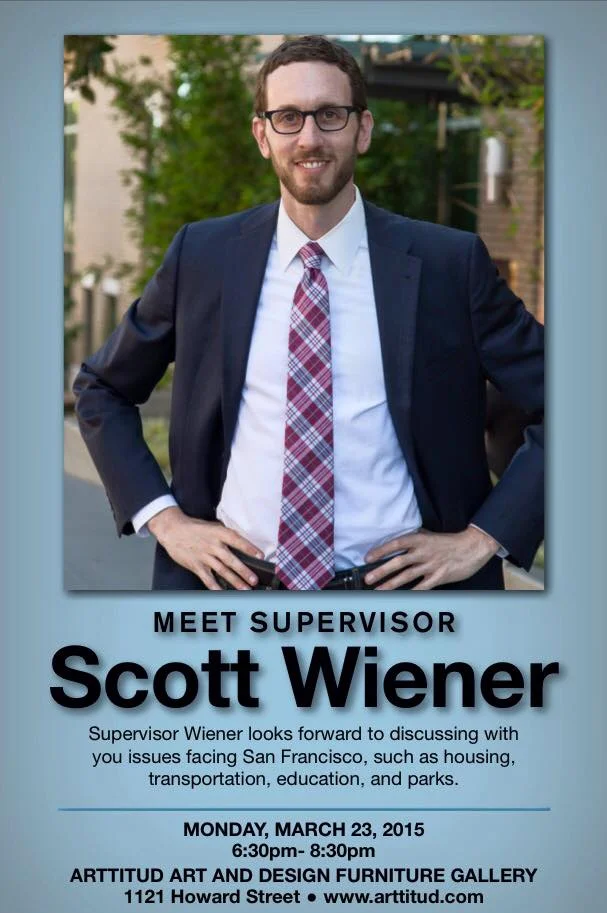 Supervisor Scott Wiener Visits Arttitud