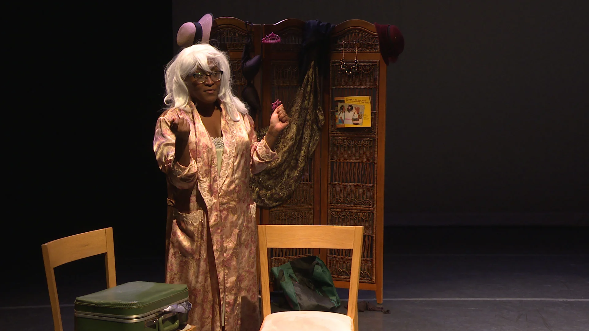 Lisa Evans in the premiere of How I Got to Femme