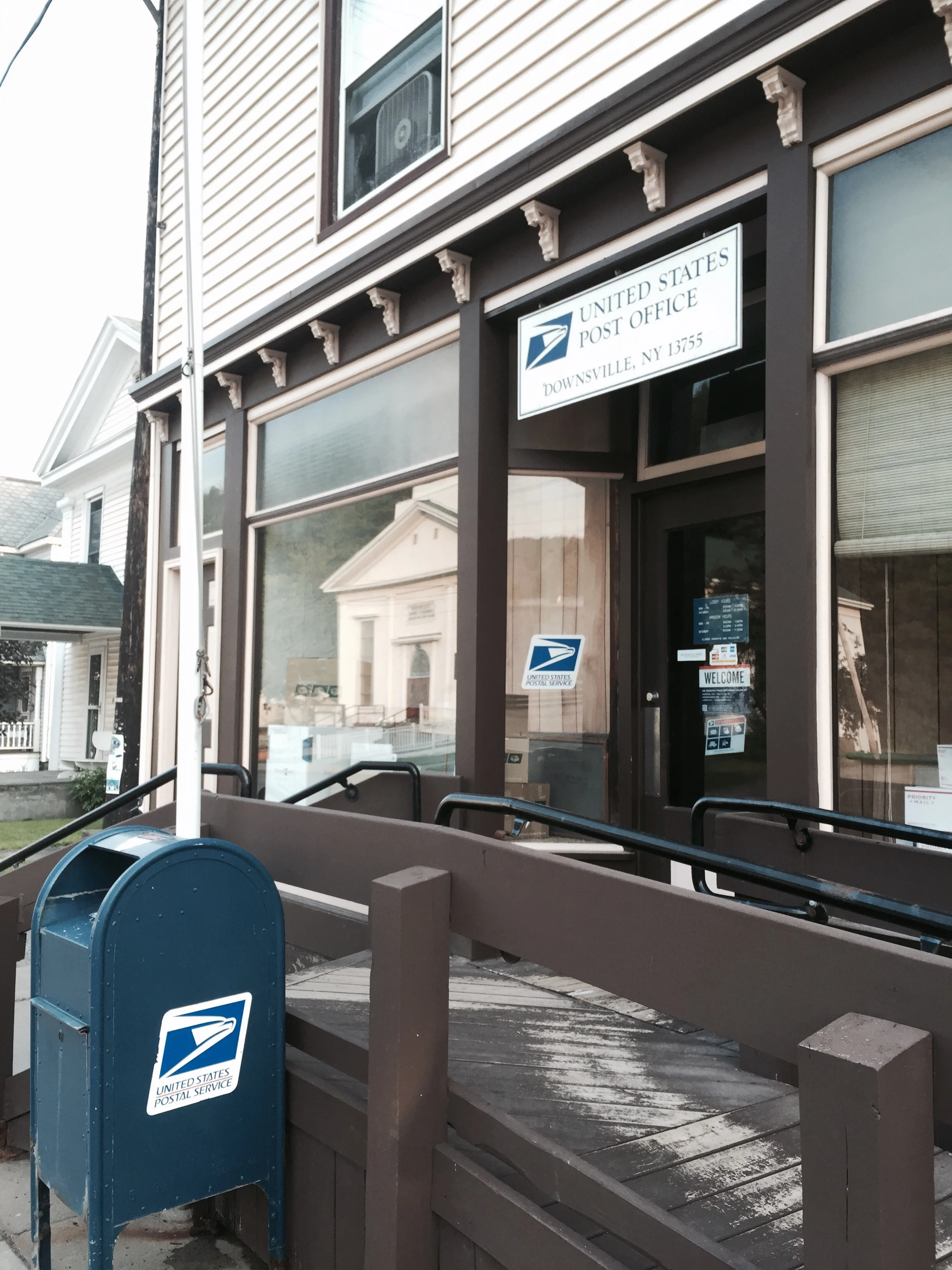 The cute and tiny post office