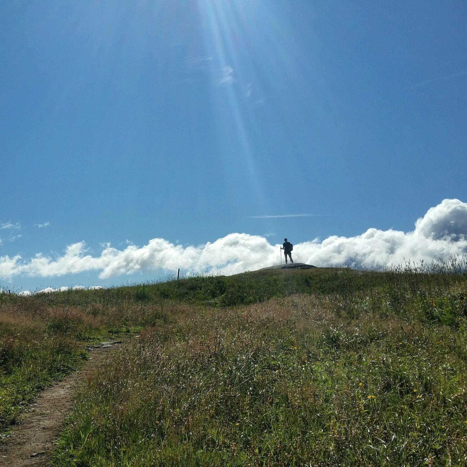 Me standing on Bromley in the morning sun.