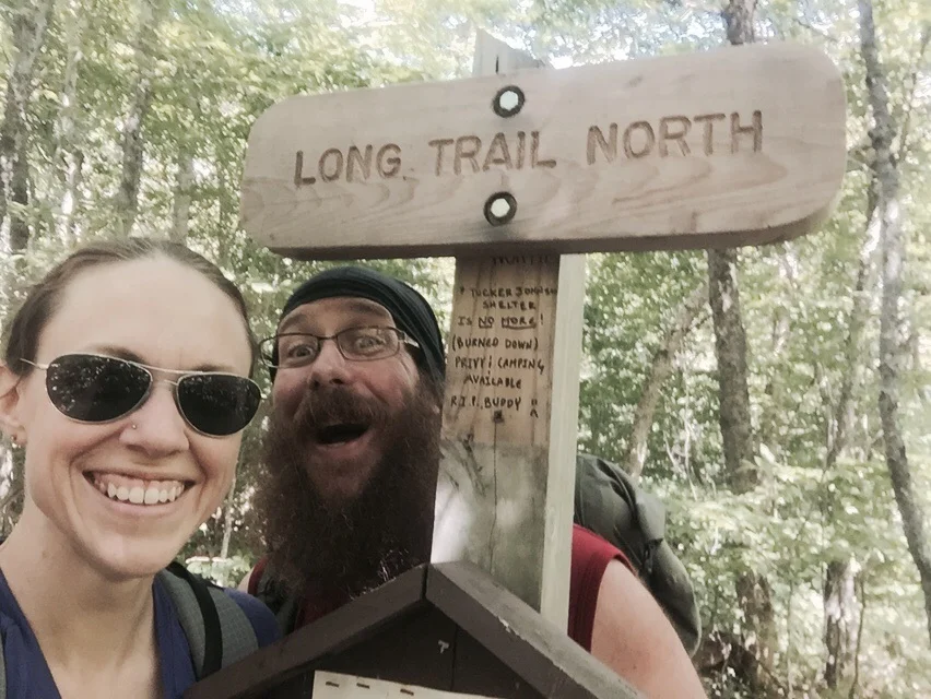 Branching off from the AT to northern Vermont!