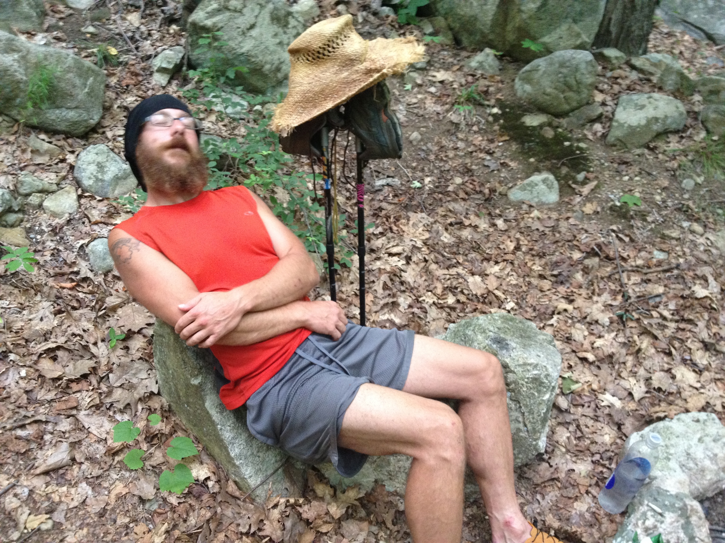 It might look relaxing, but a TON of hard work went on behind the scenes before doing a hike!
