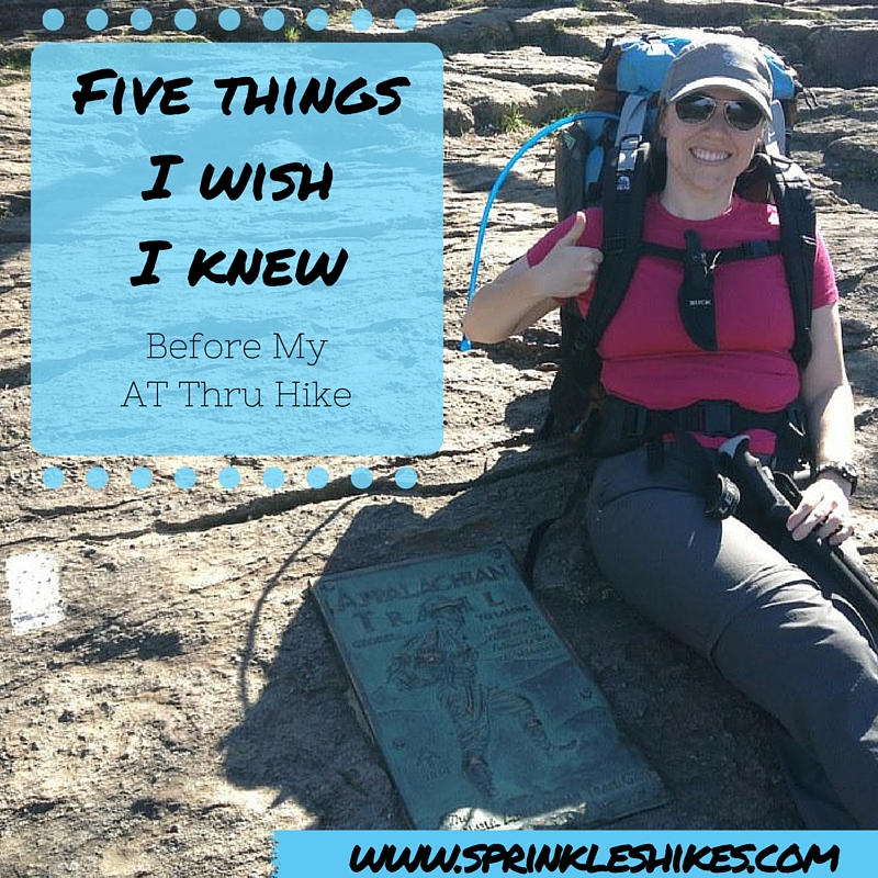 This woman sitting on Springer Mountain had NO IDEA what she was getting into, that's for sure!