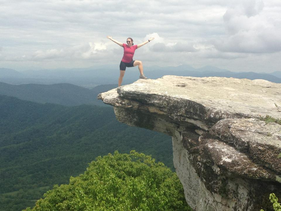 Me at McAffee's Knob - the most photographed location on the entire Appalachian Trail. May 2012. 