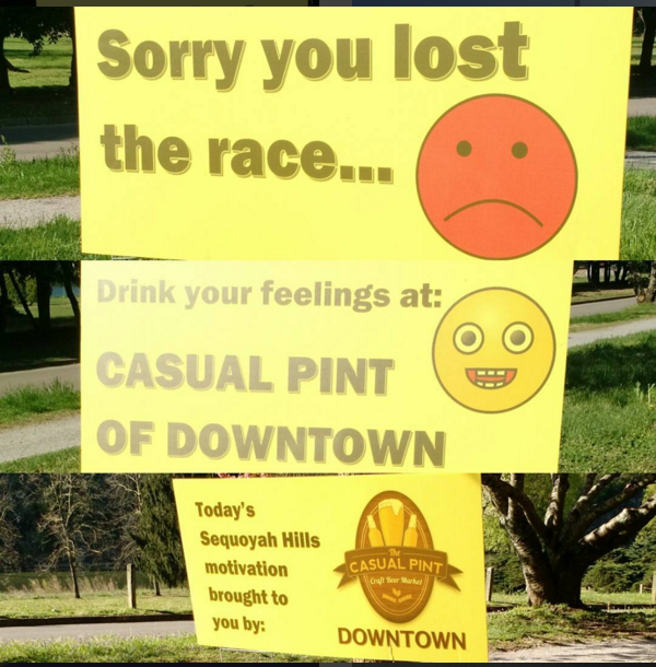 Casual Pint had some great signs (stole this post from Instagram)