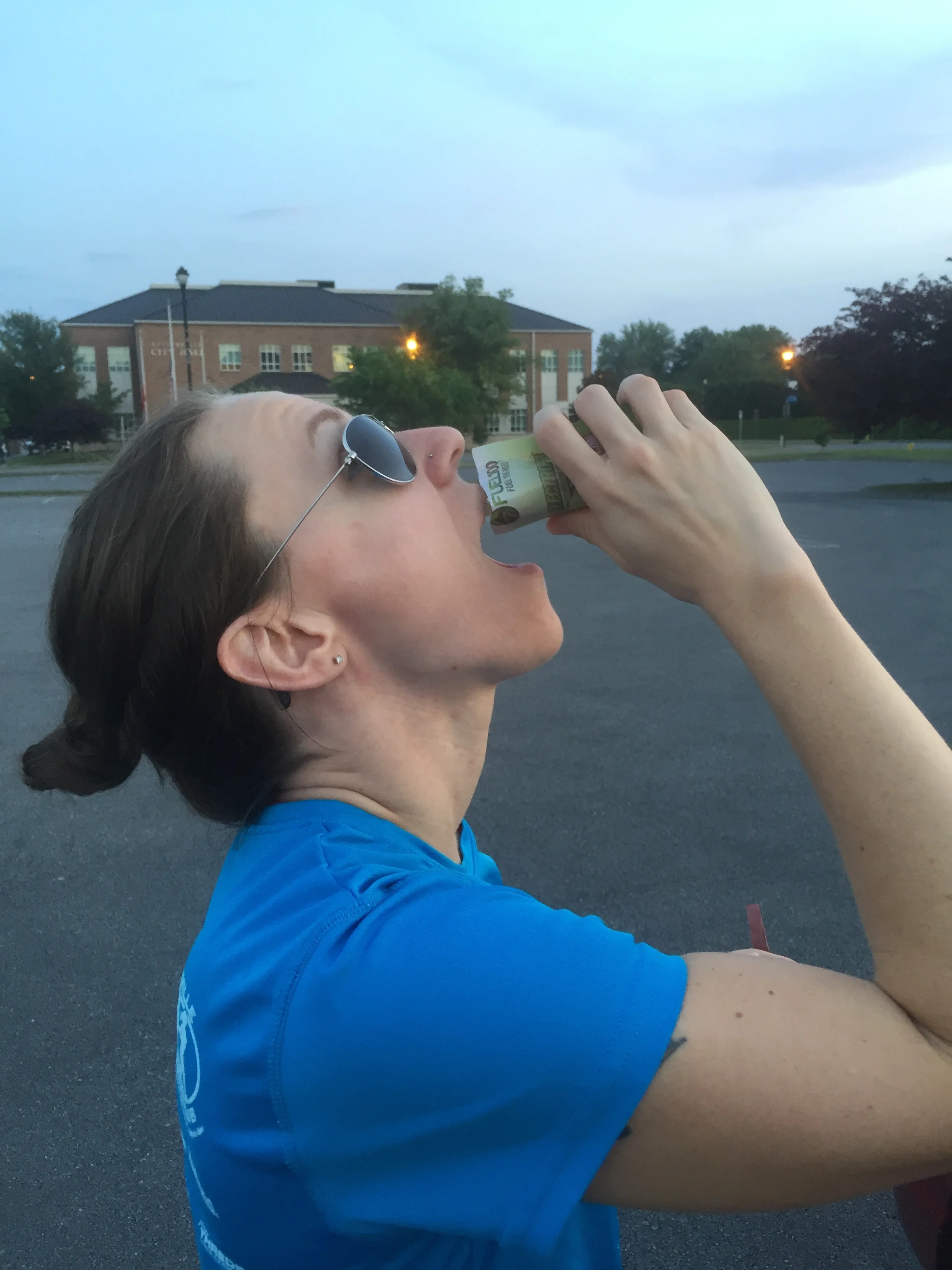 Easy to refuel after a long, hot run!