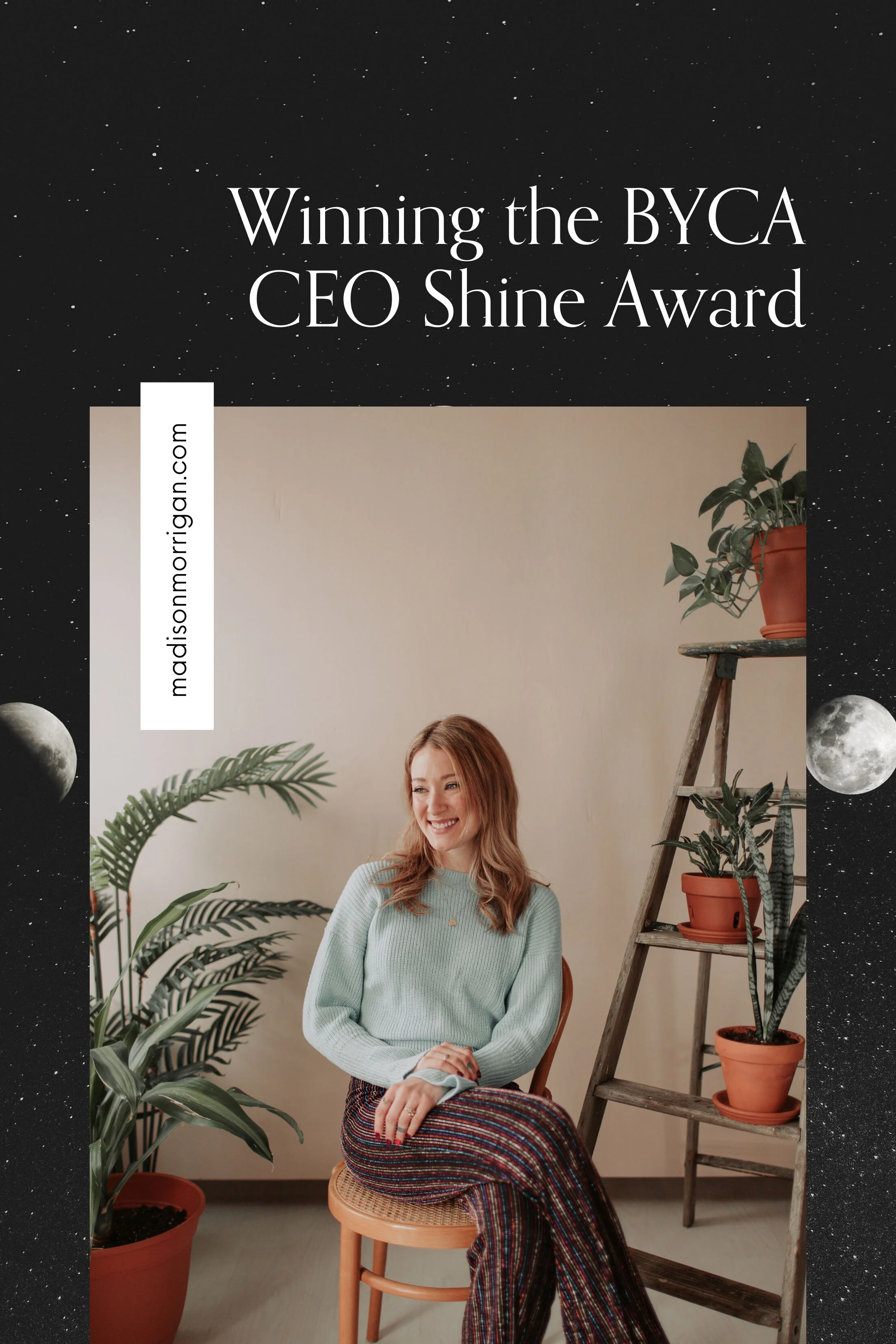 Winning the BYCA CEO Shine Award