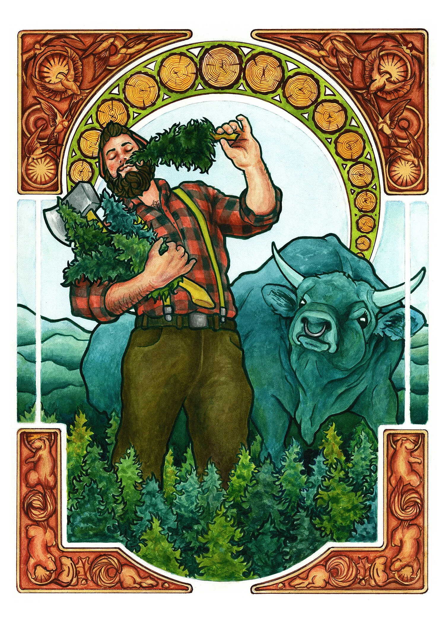 Stop and Smell the Pine Trees (5x7 PRINT).jpeg