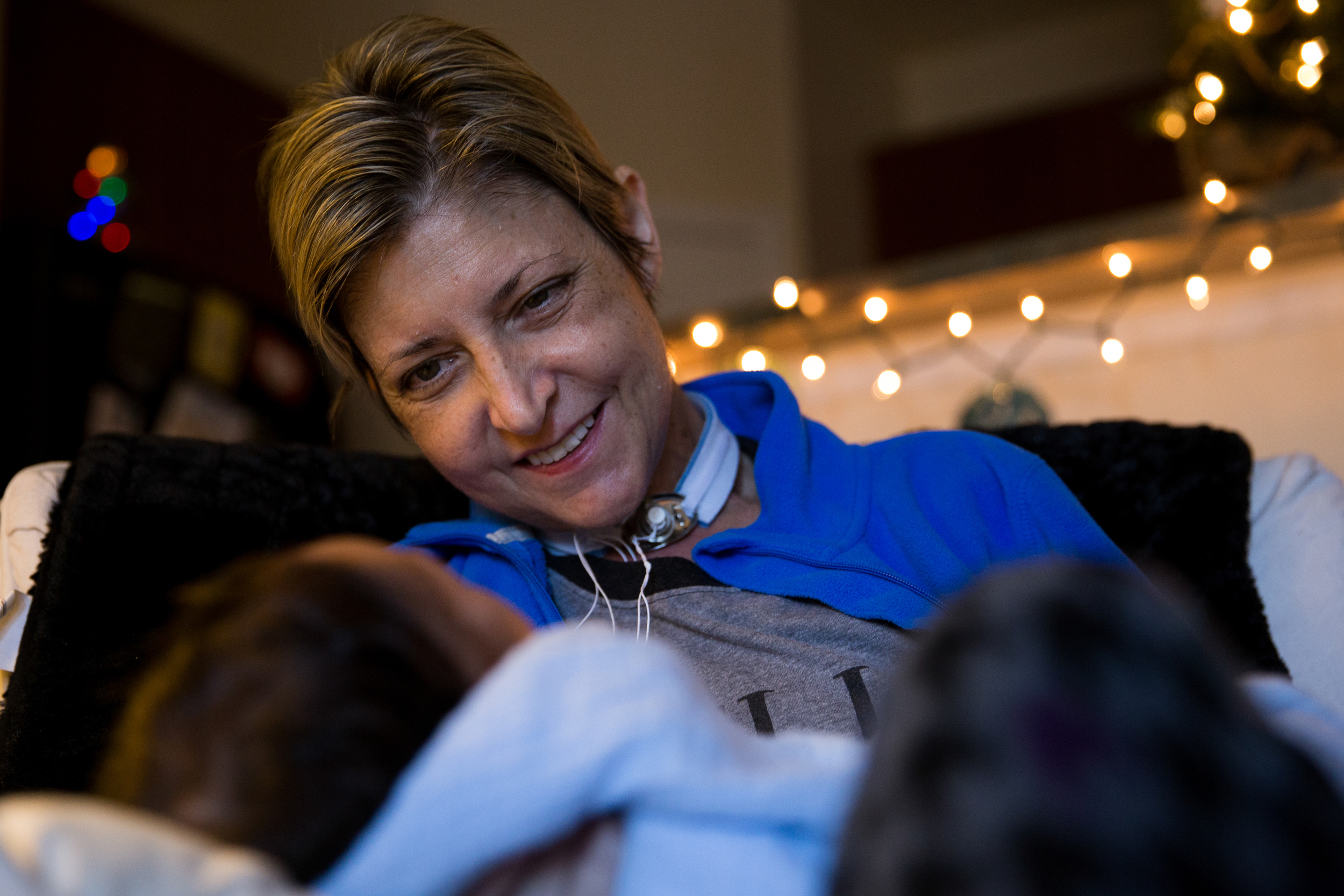 Autum meets her two-week-old grandson for the first time when she arrives at her apartment in Durham. Autum anticipates three more months of rehab before she will be cleared to return to her home in Autryville. “It’s a long process,” Au