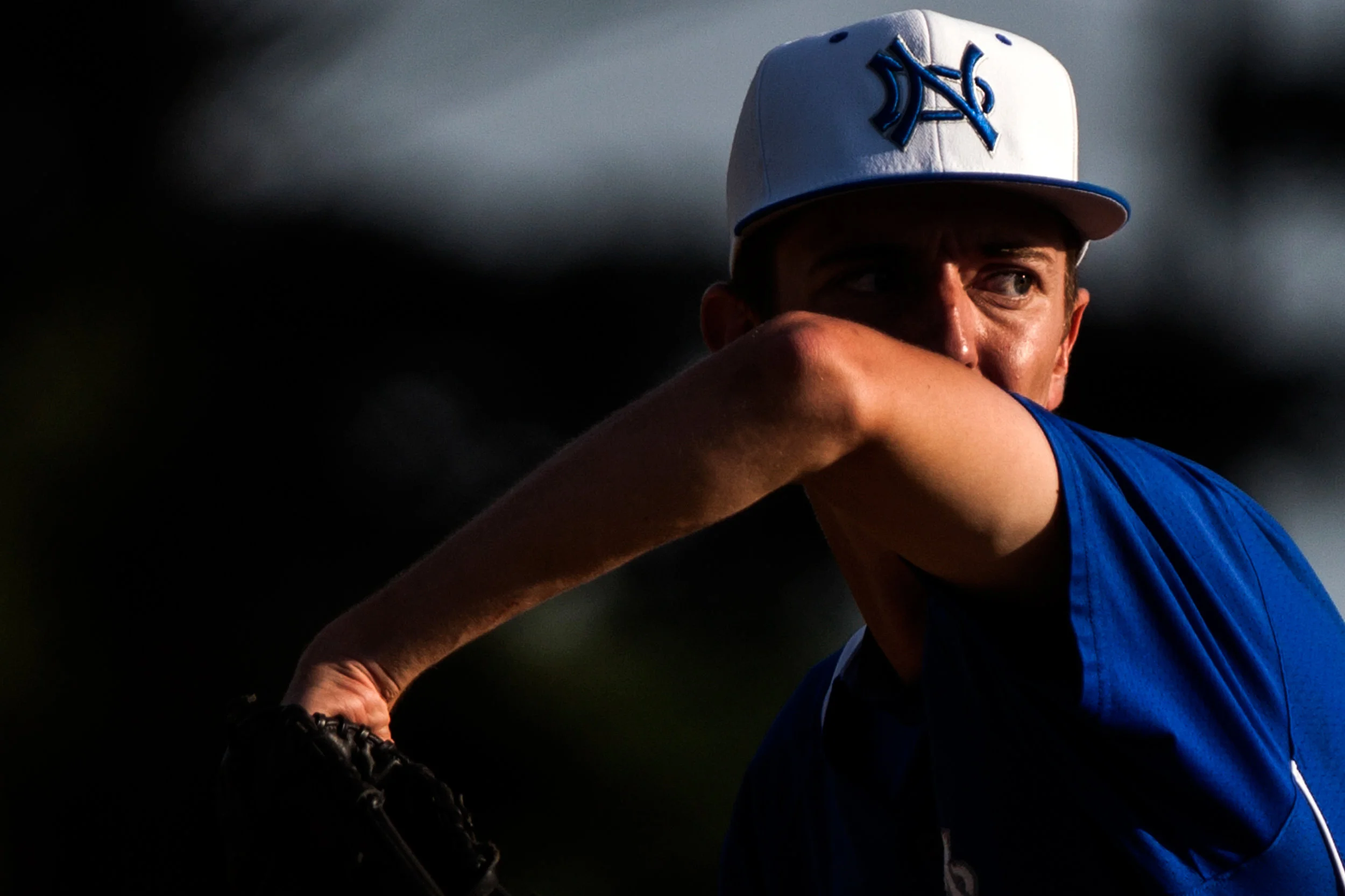 Northeast Dubois' Peyton Hurt delivered a pitch during Monday's Class 1A sectional championship in Dubois. Northeast Dubois defeated Wood Memorial 5-1. 