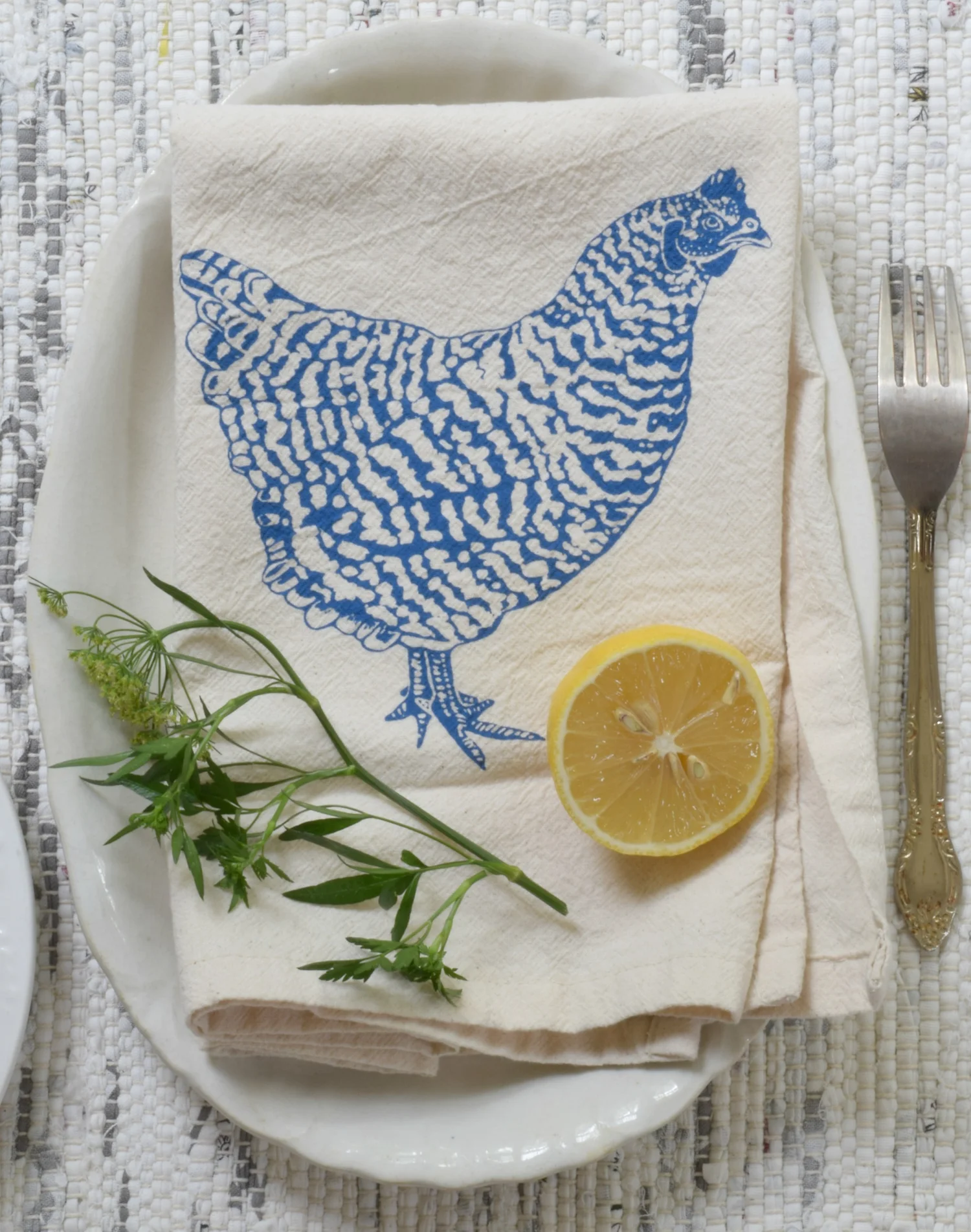 set of organic chicken cloth napkins — Hearth and Harrowset of