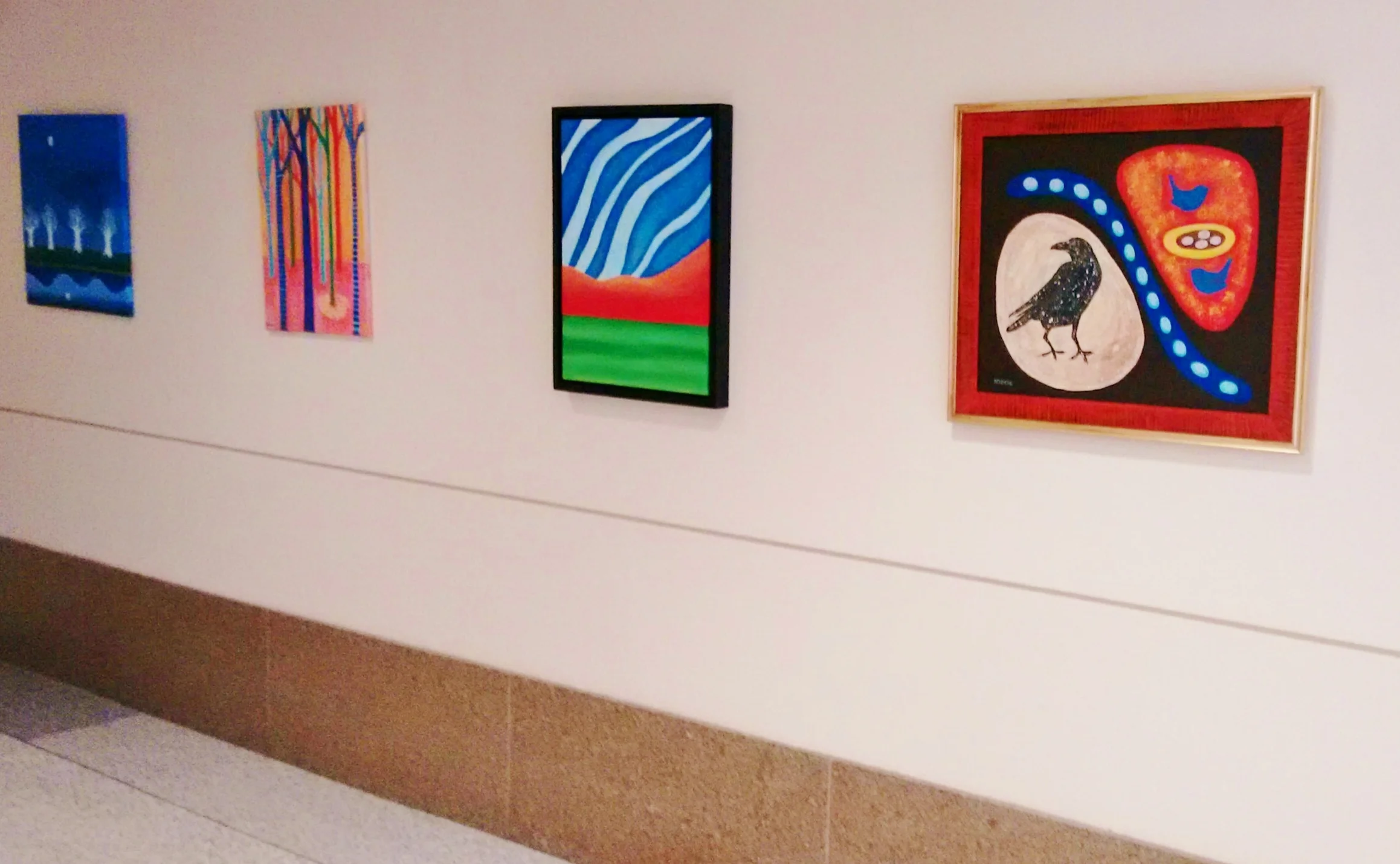 Patterns, 12 paintings by Kristin Helberg