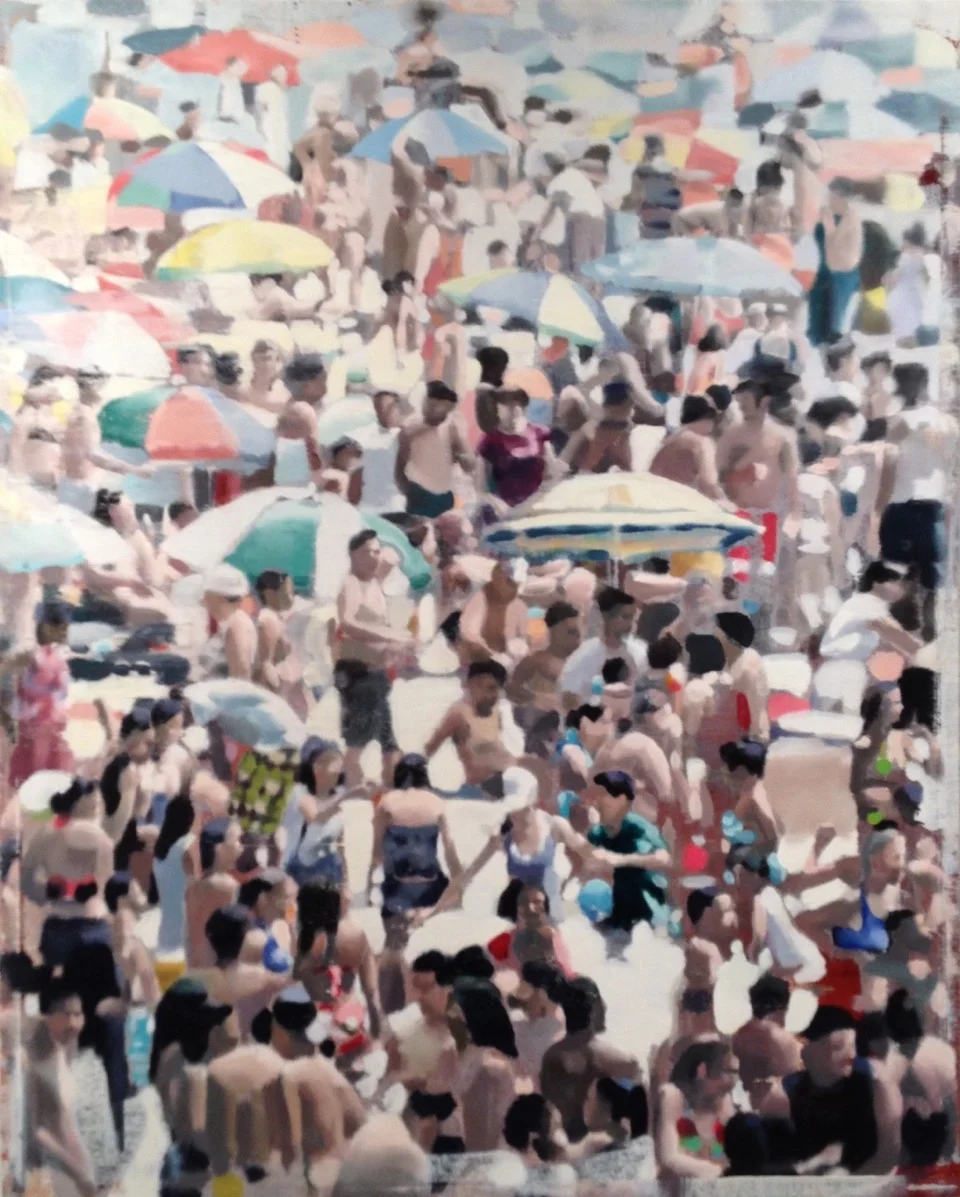 Close, Oil on Linen on Panel, 2015, 72" x 58"