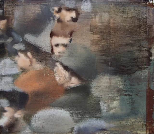Somebody's Ancestors, Oil on Linen on Panel, 2007, 26" x 30"