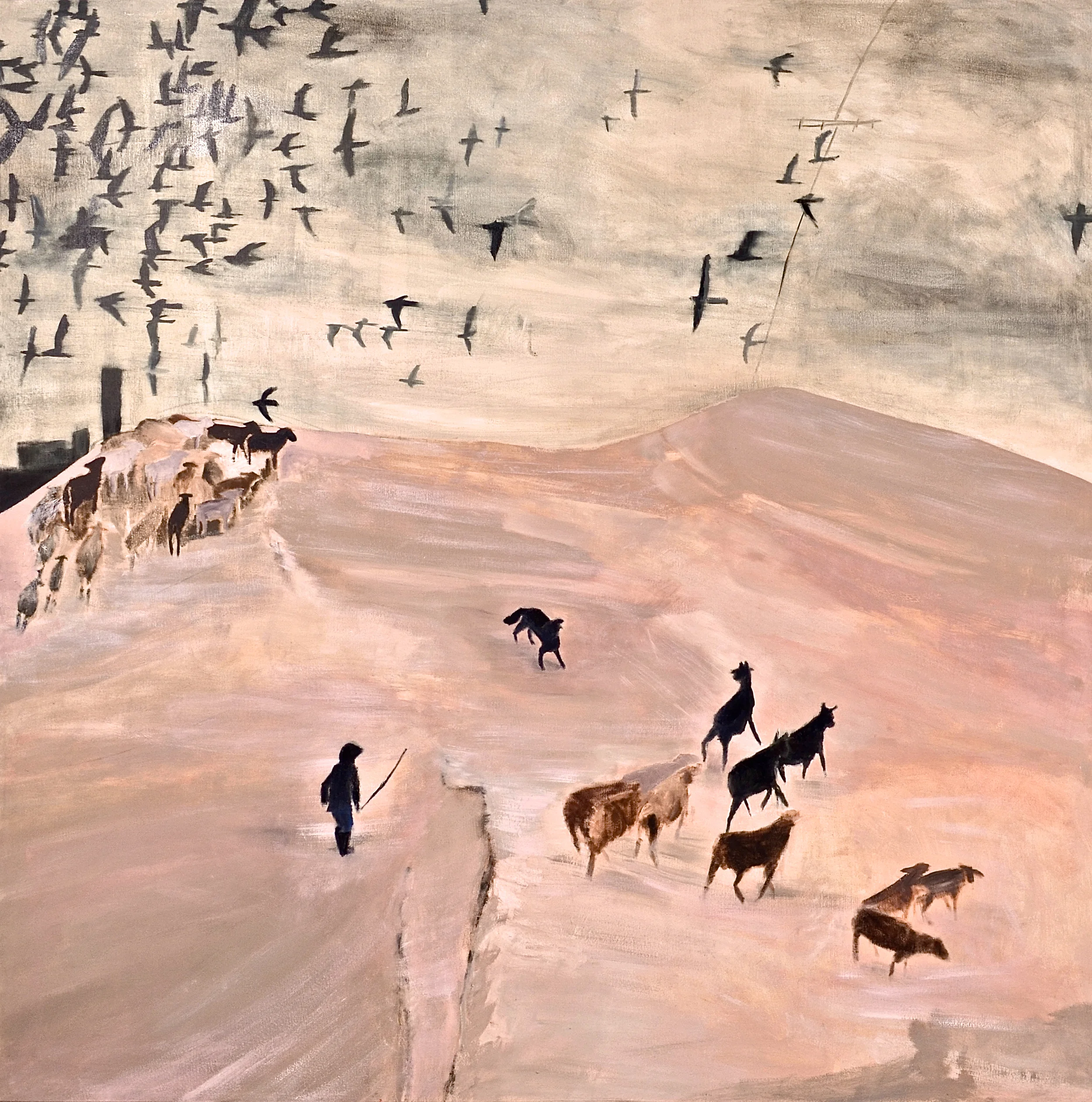 Wandering 2013 oil on canvas 48 x 48"