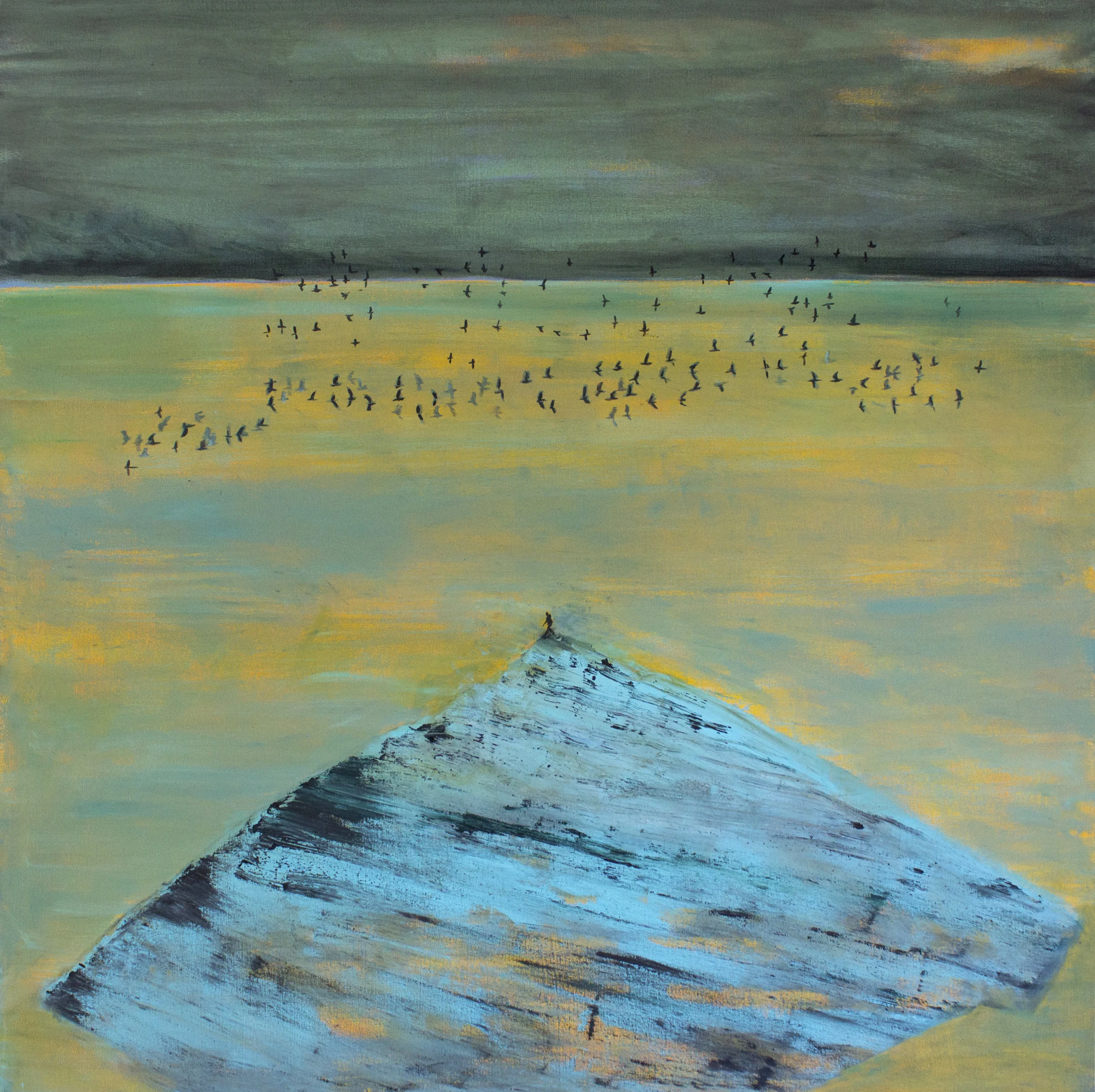 Drifting 2019 oil on canvas 48" x 48”