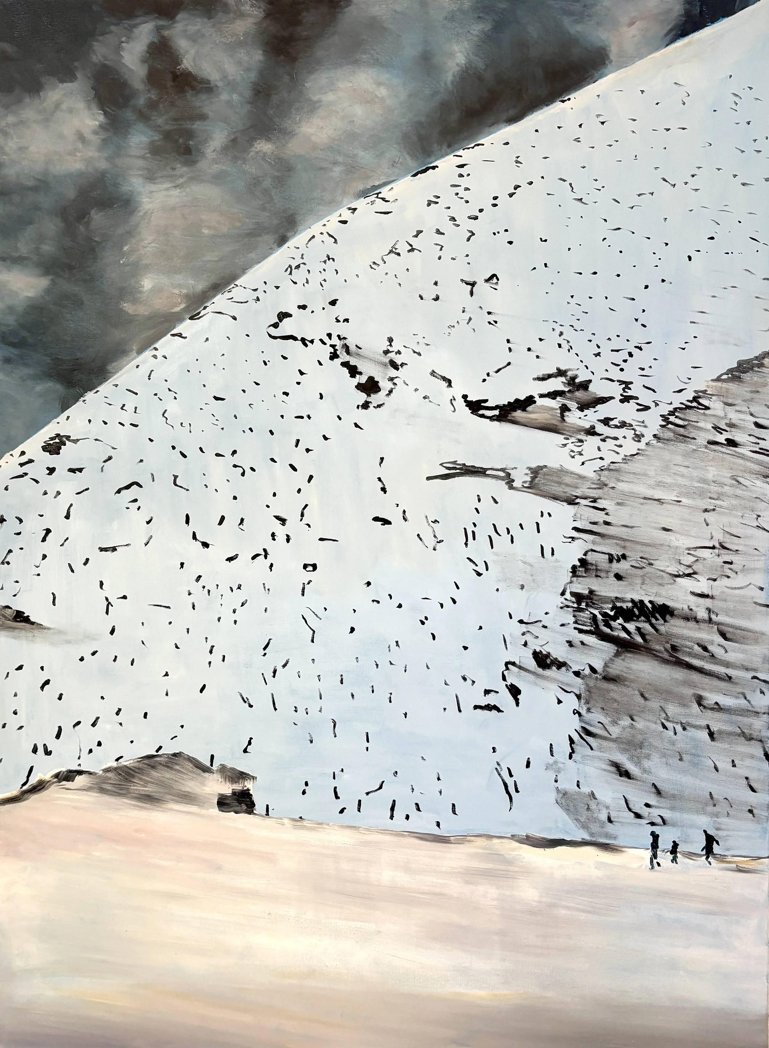  Glacier’s Edge  2021  oil on canvas  36” x 48” 
