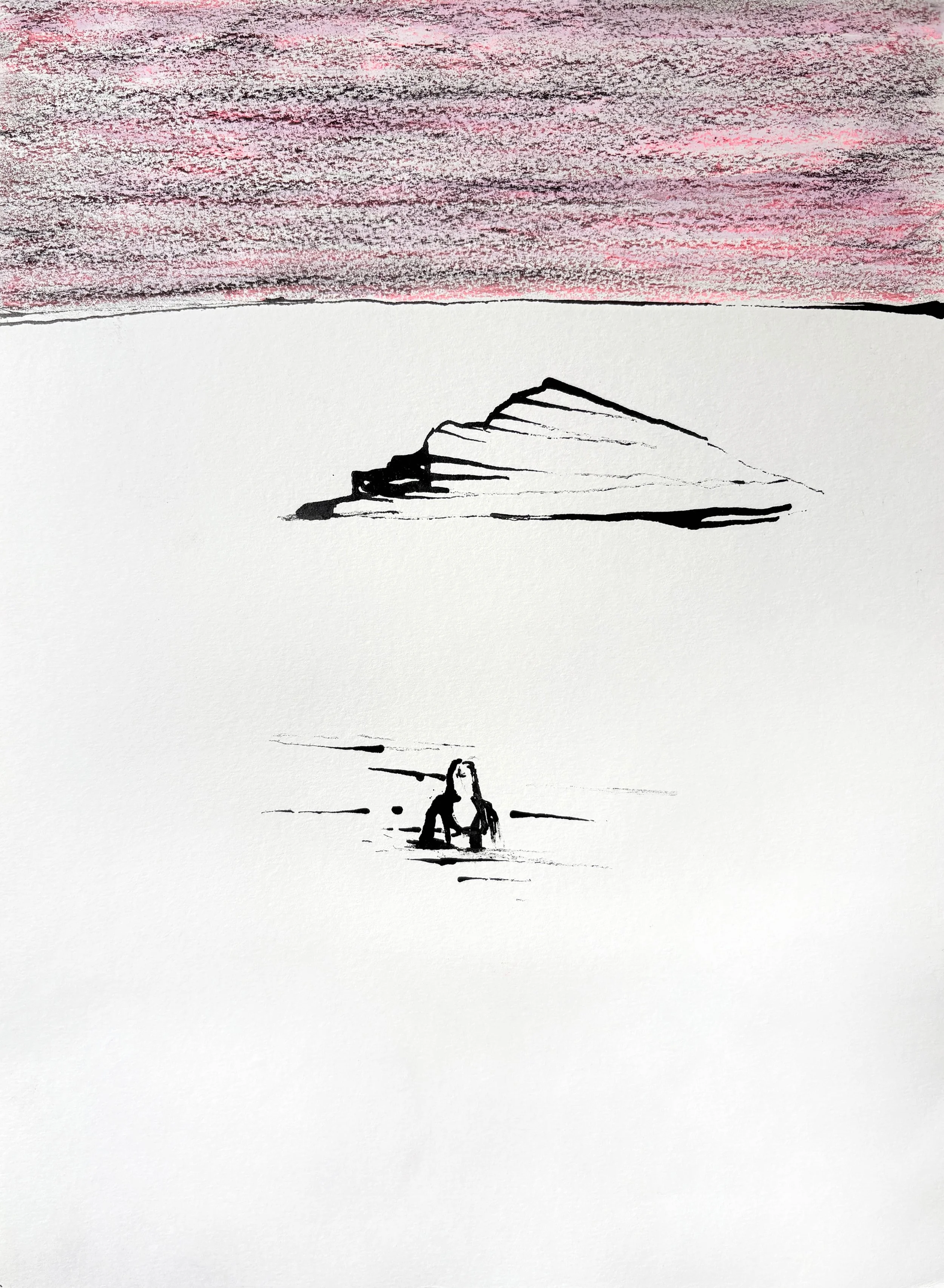  2025  Ink on paper  11” x 14” 