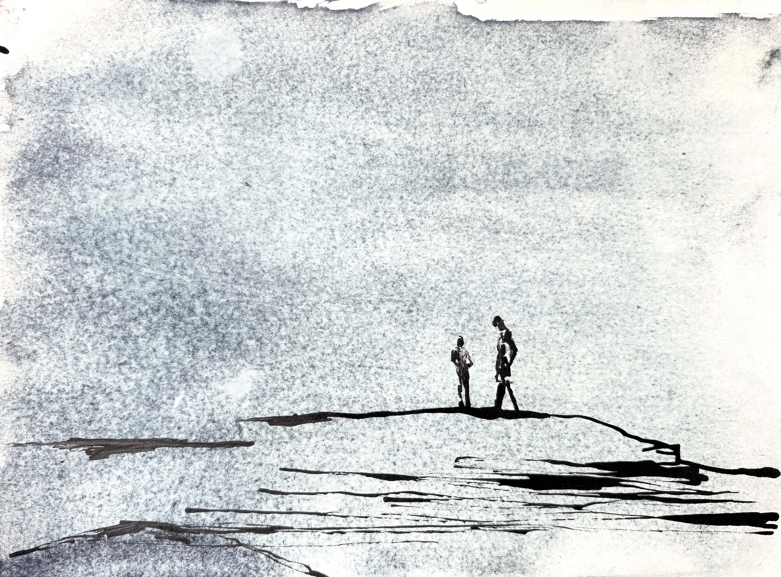 2025  Ink on paper  11” x 14” 