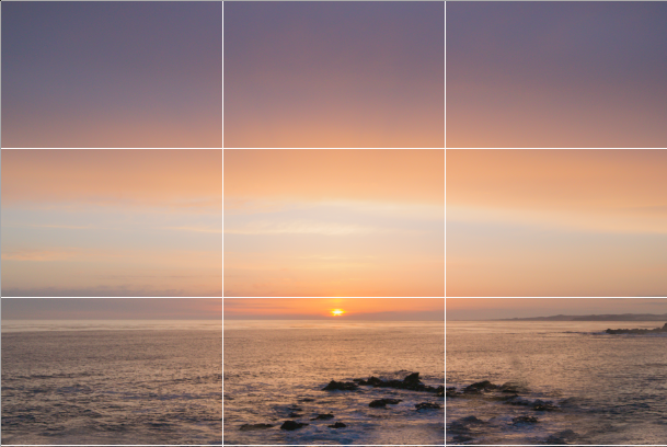 *I wanted the sky to be the main focal point in this scene, so I showed more of the sky by putting the horizon on the lower third*
