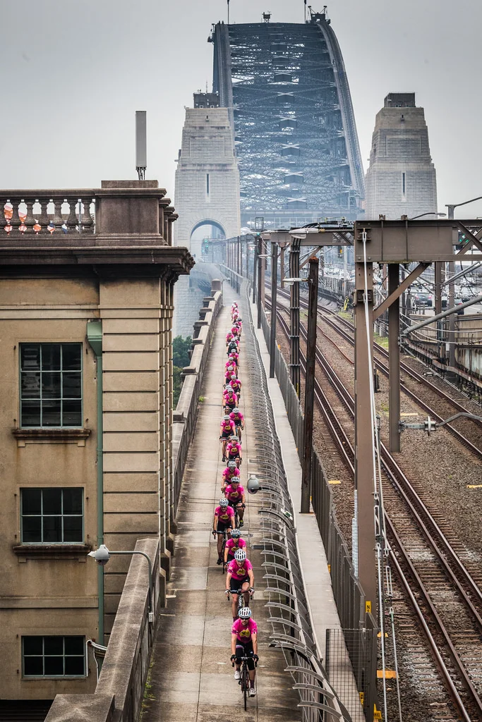 After 1550km and 10 Days we cross the Sydney Harbour Bridge