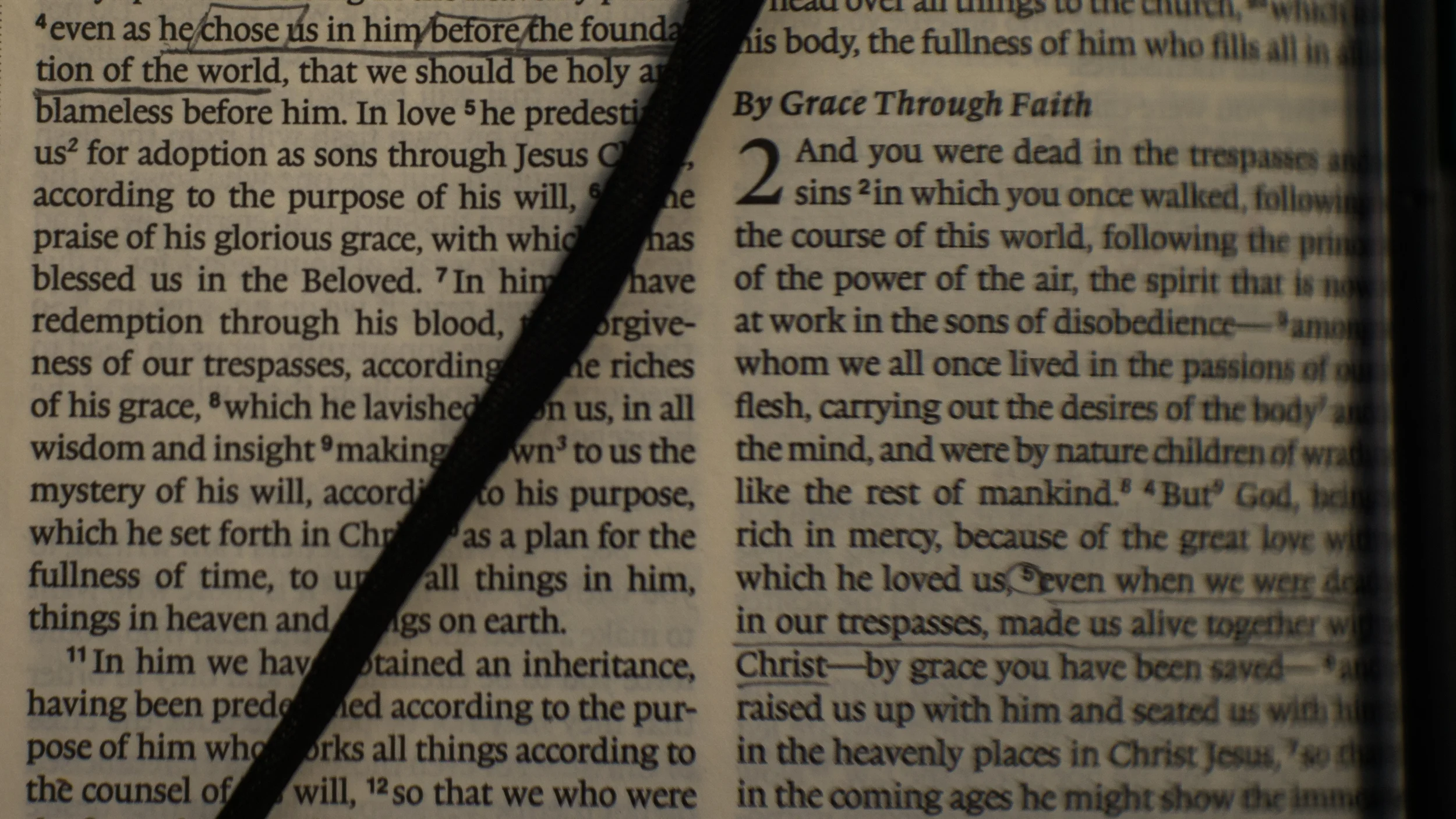 The Seven Works of God in Ephesians 1