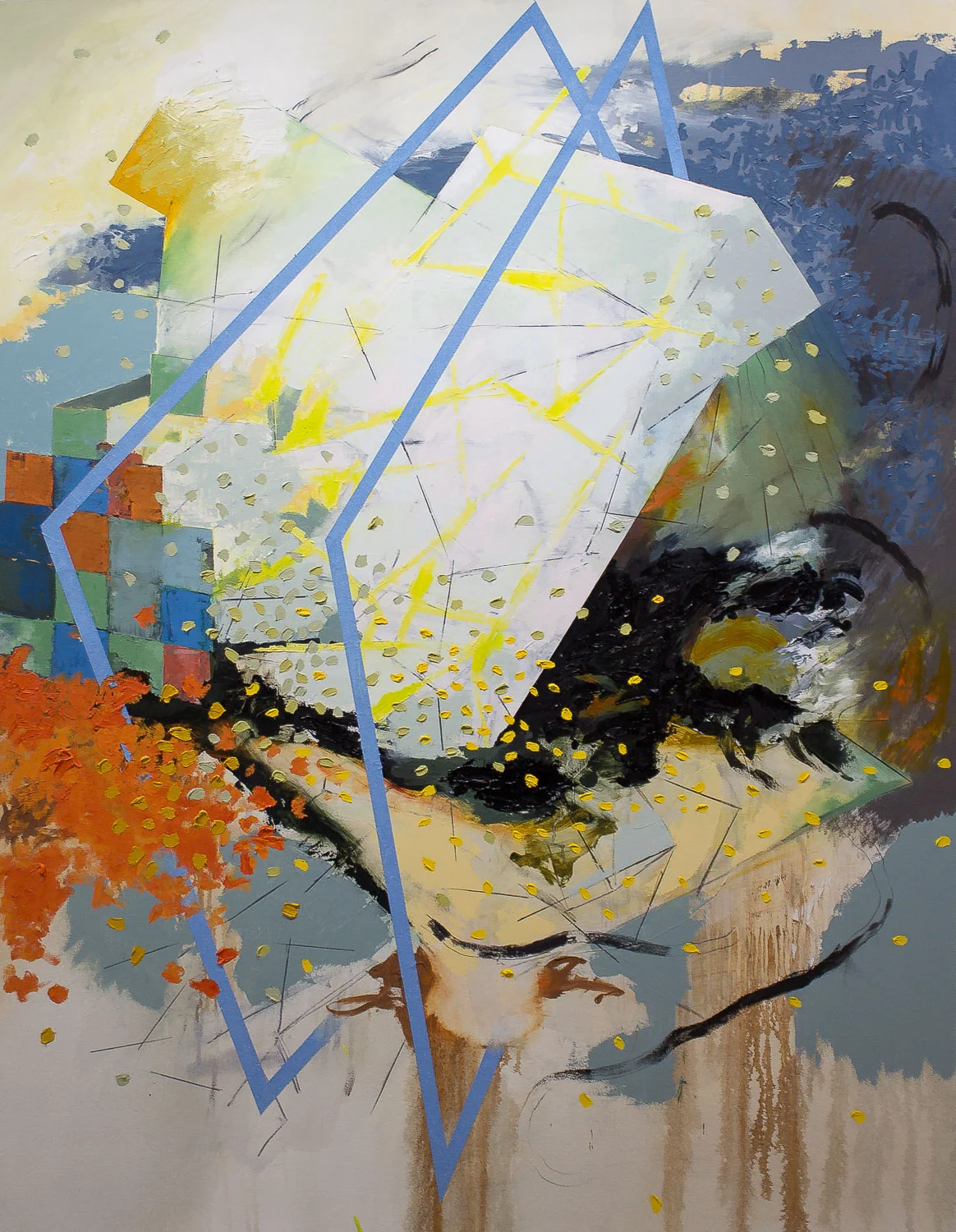 Duwamish Gateway , 2016 oil on canvas 48 x 61.5”