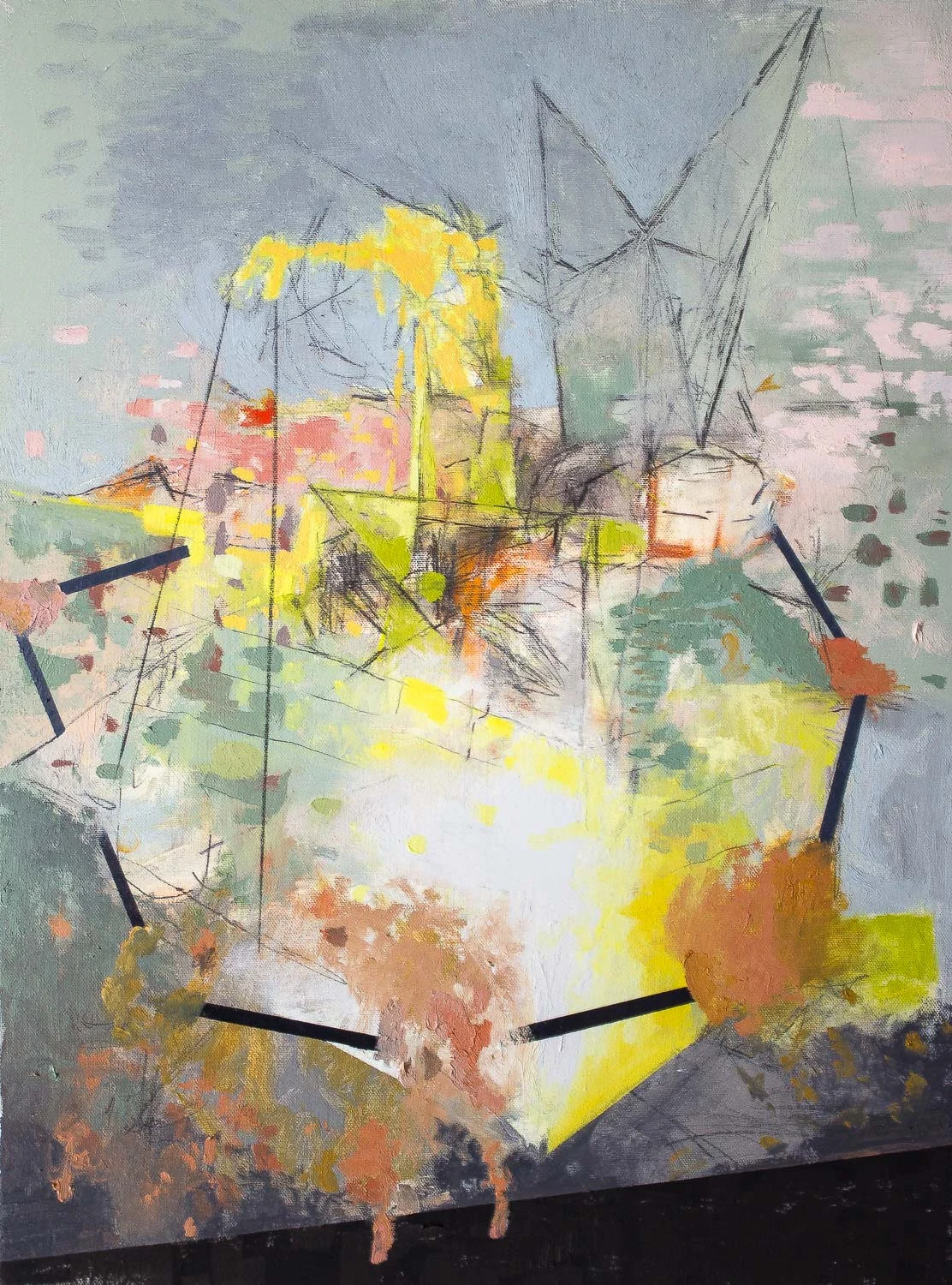 Offshore , 2016 oil on canvas 18 x 24"