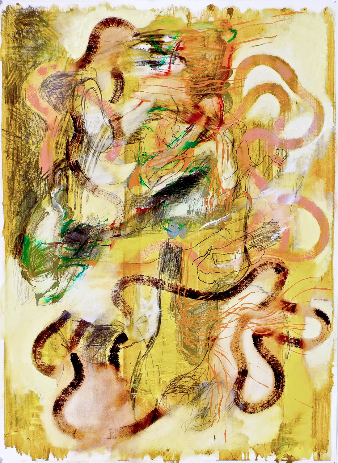 Untitled (Laocoön Series) , 2010 Oil on paper 30 x 22"