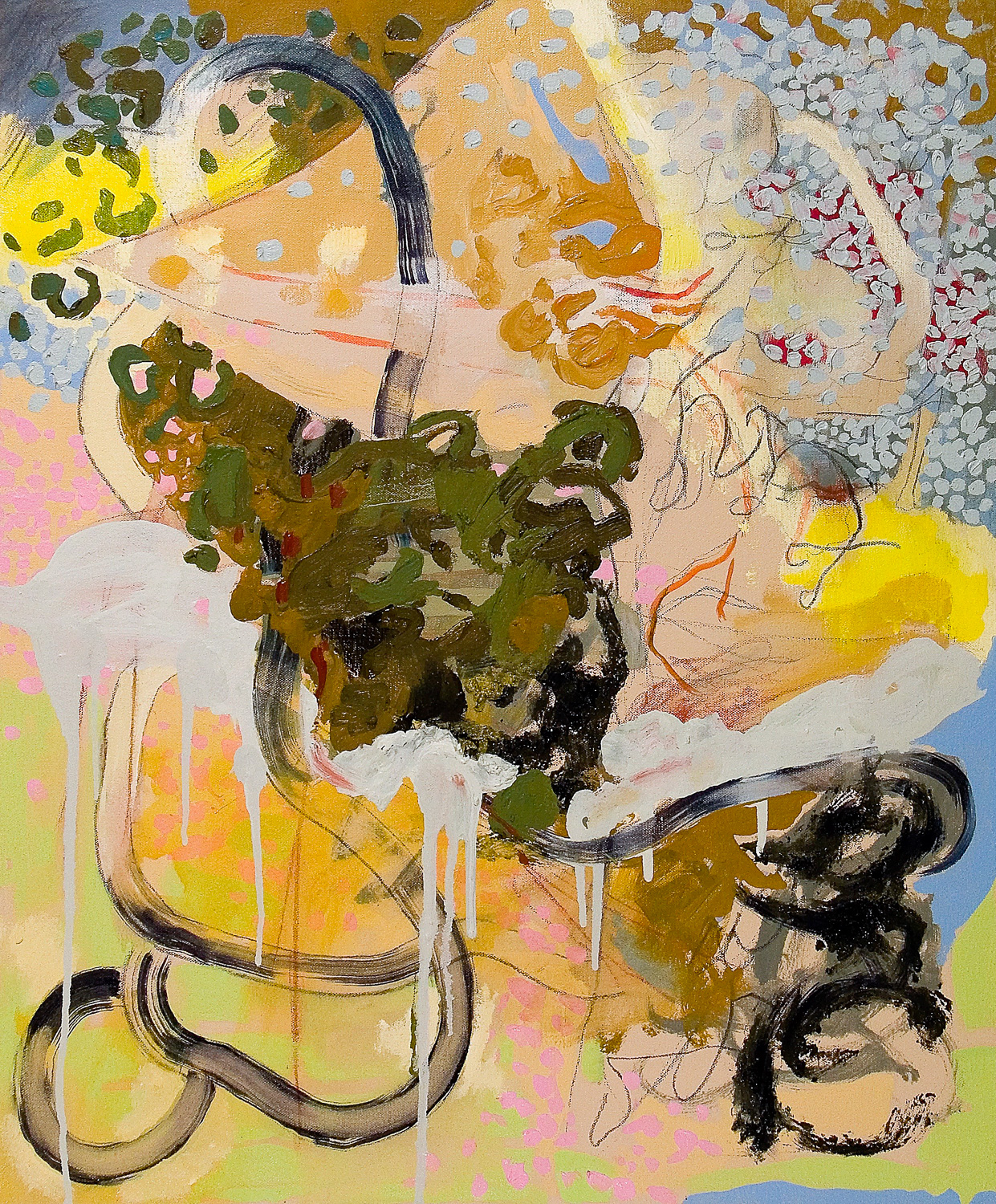  Untitled (Laocoön Series)&nbsp; , 2010 Oil on canvas 24 x 20" 