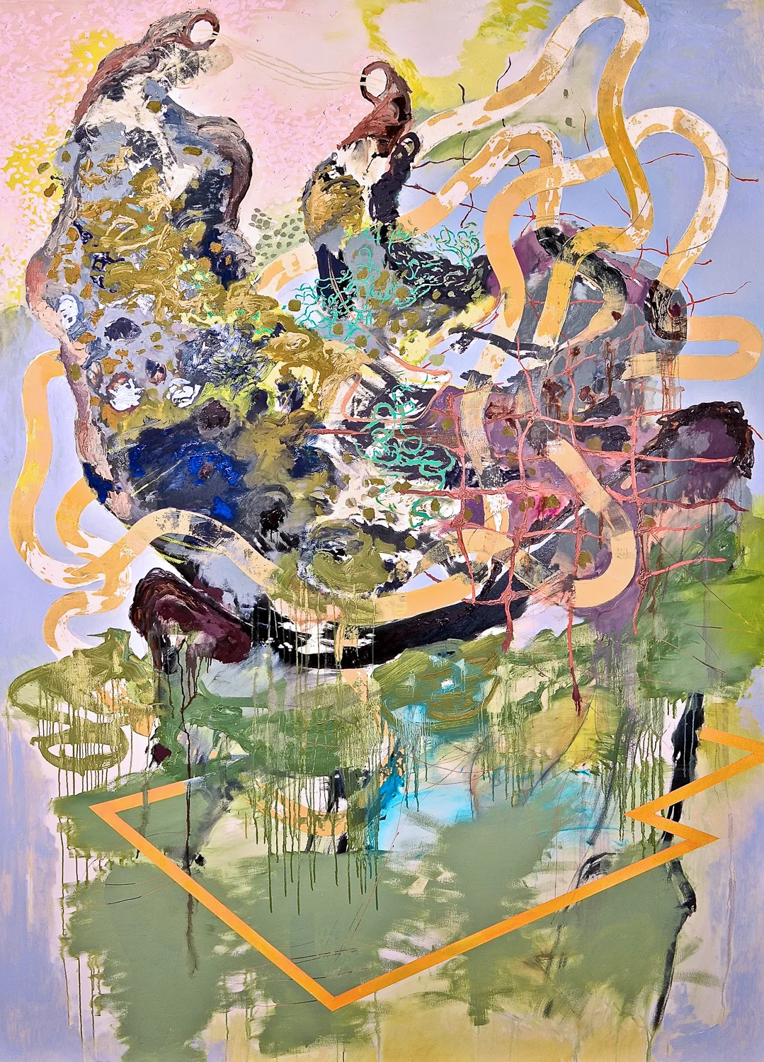 Untitled (Laocoön Series) , 2012 Oil on canvas 92 x 74"