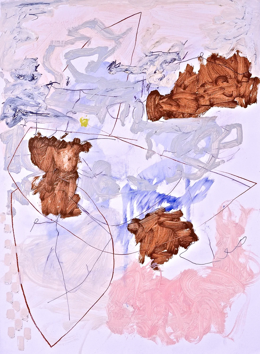 Untitled , 2012 Oil on paper 30 x 22"